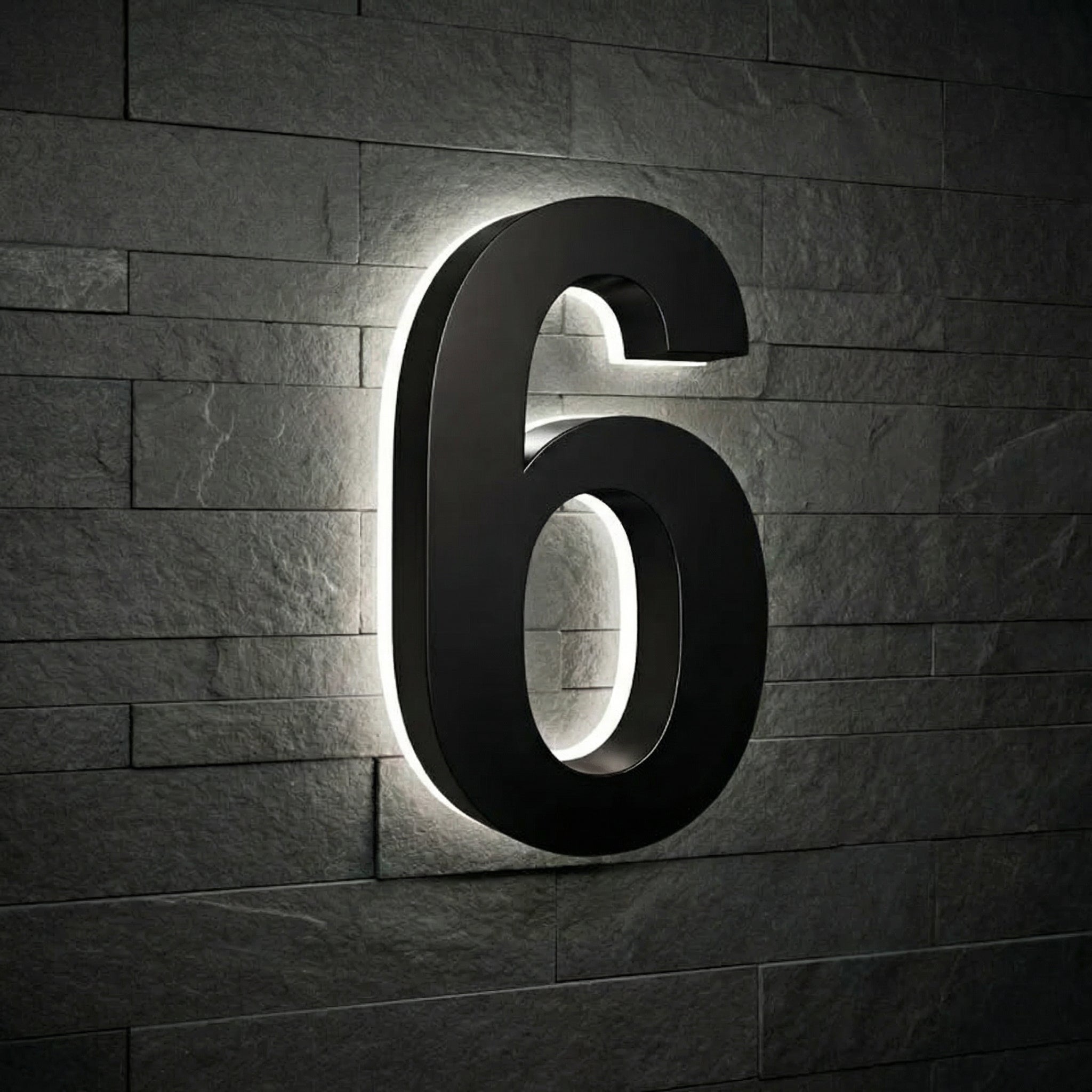 Lighted House Numbers - 5000K Illuminated
