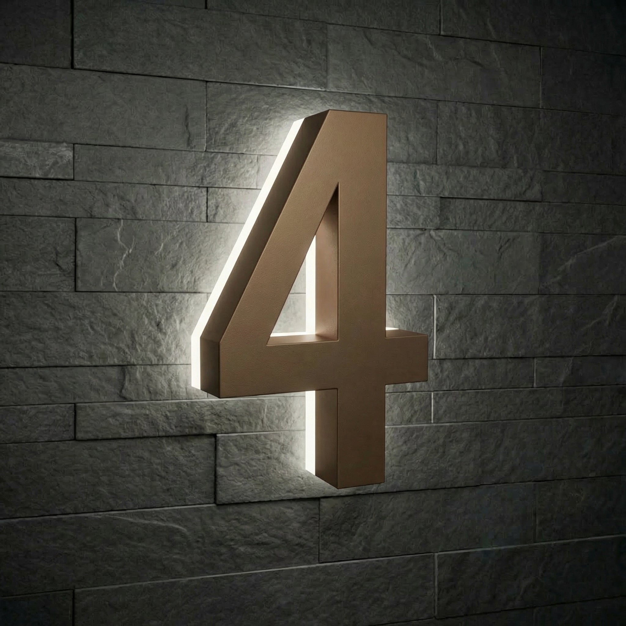 Lighted House Numbers - 5000K Illuminated