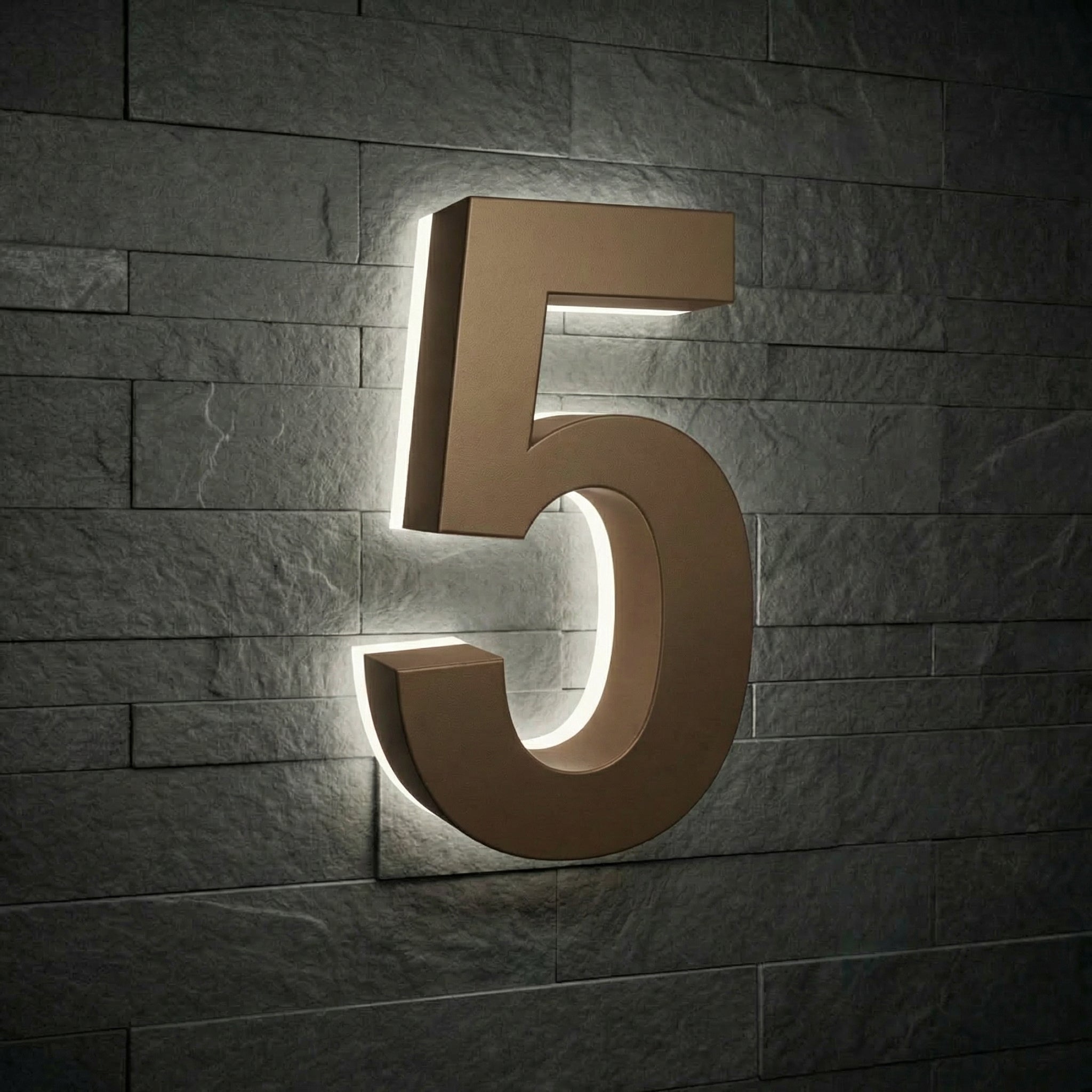 Lighted House Numbers - 5000K Illuminated