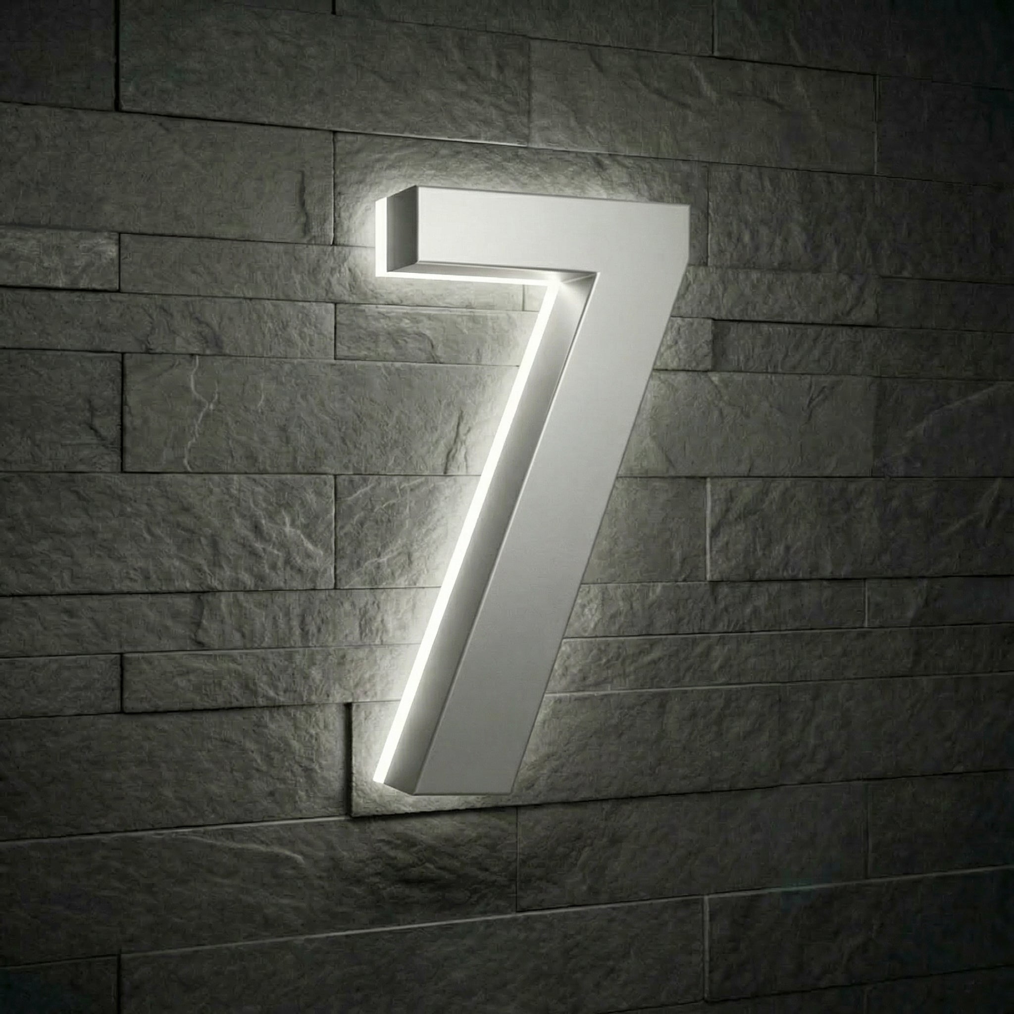 Lighted House Numbers - 5000K Illuminated