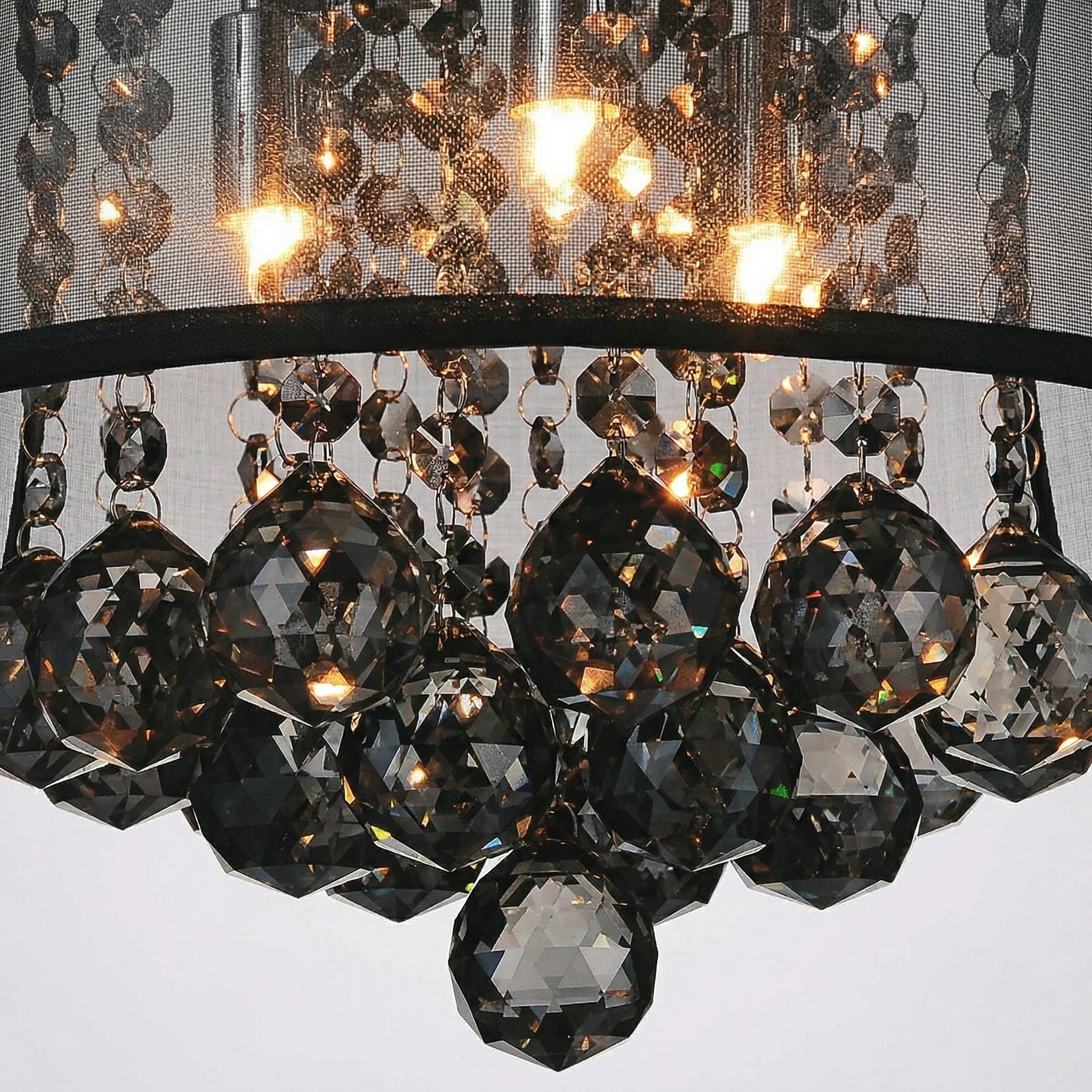 Radiant 3 Light 12in Smoke Flush Mount