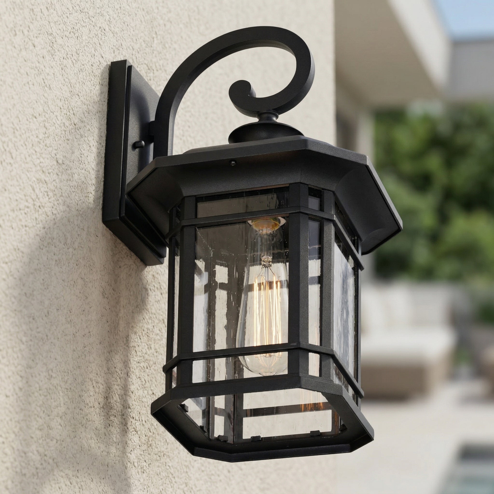Blackburn 1 Light Black Outdoor Wall Lantern