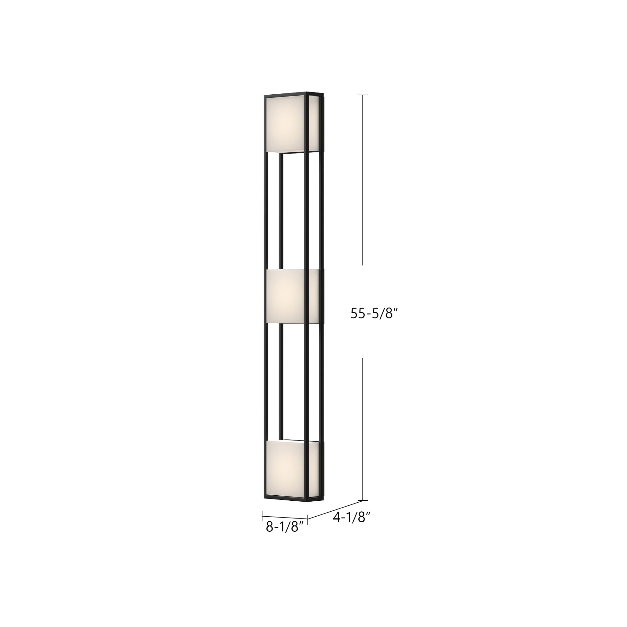 Vail 55-in Aluminum Outdoor Wall Sconce