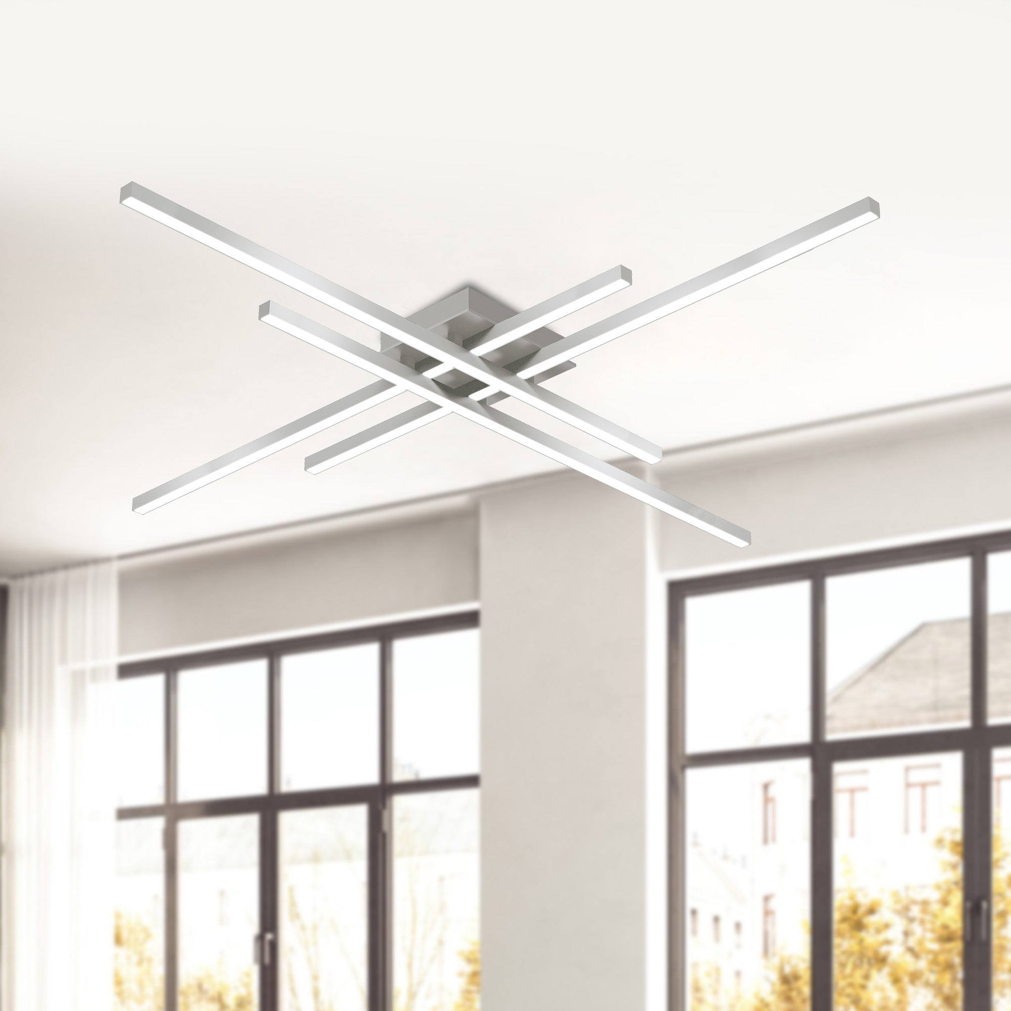 Vega Minor 47-in Aluminum Flush Mount