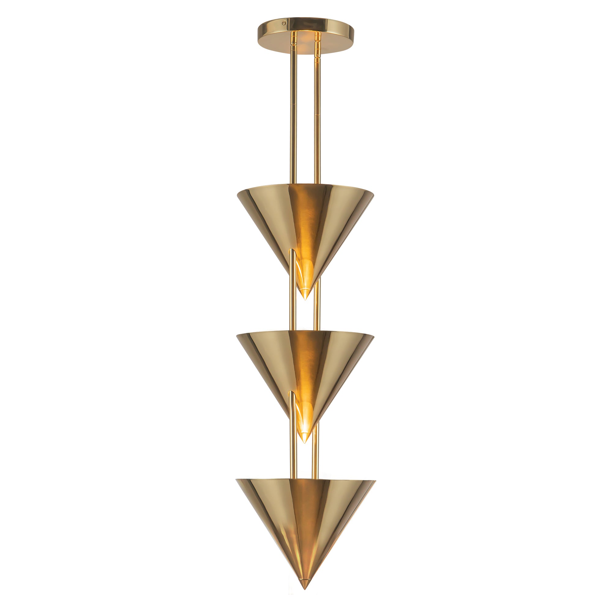Versus 28-in Brass Pendant