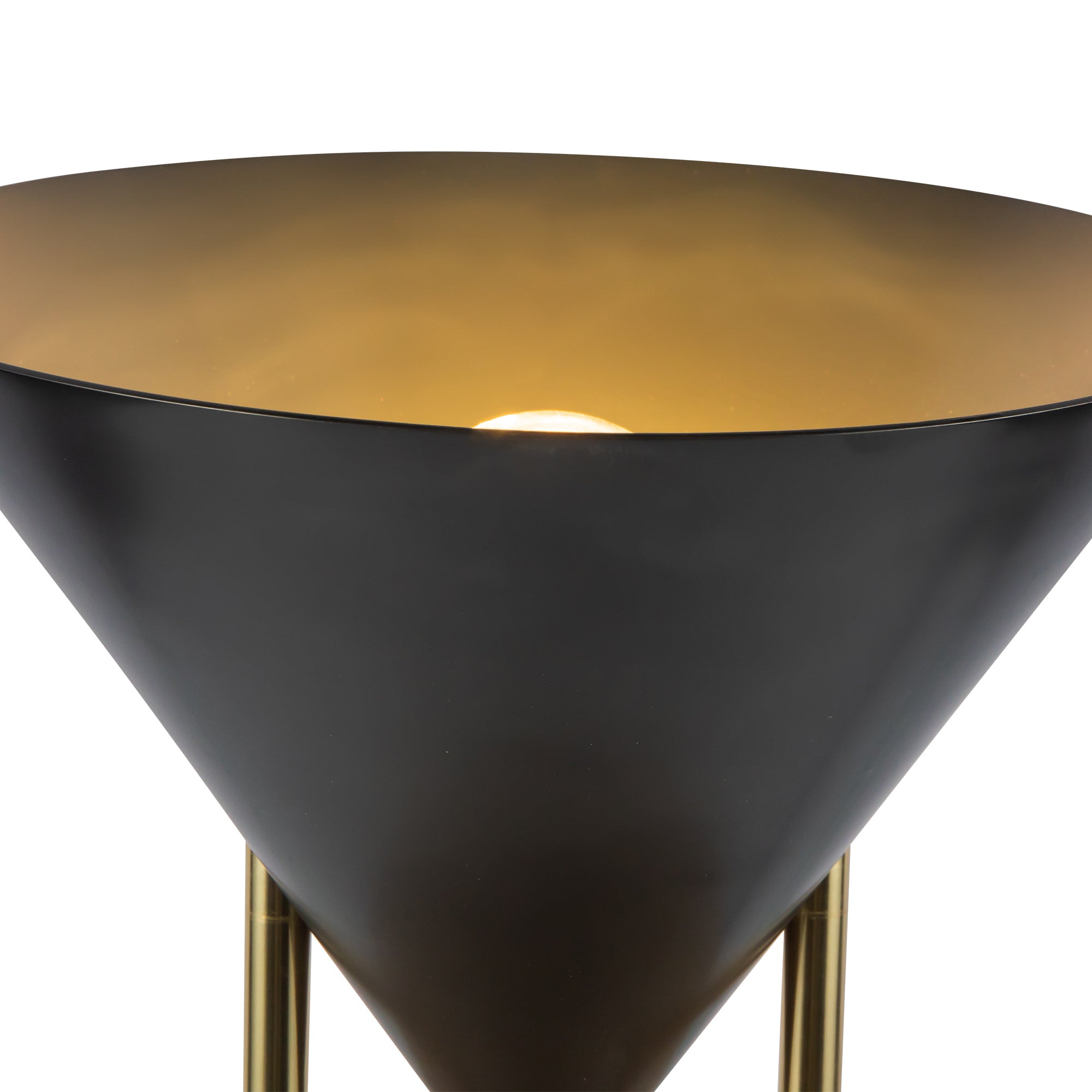 Versus 15-in Brass Table Lamp