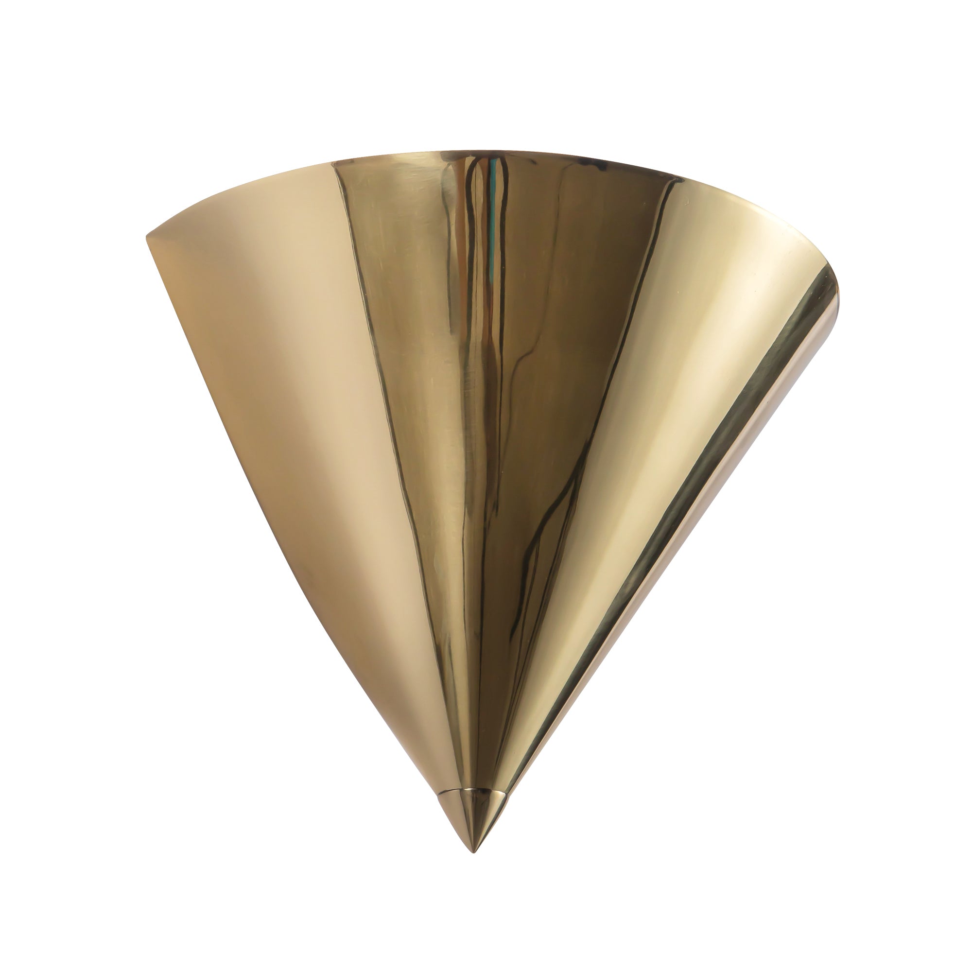 Versus 8-in Brass Wall Sconce