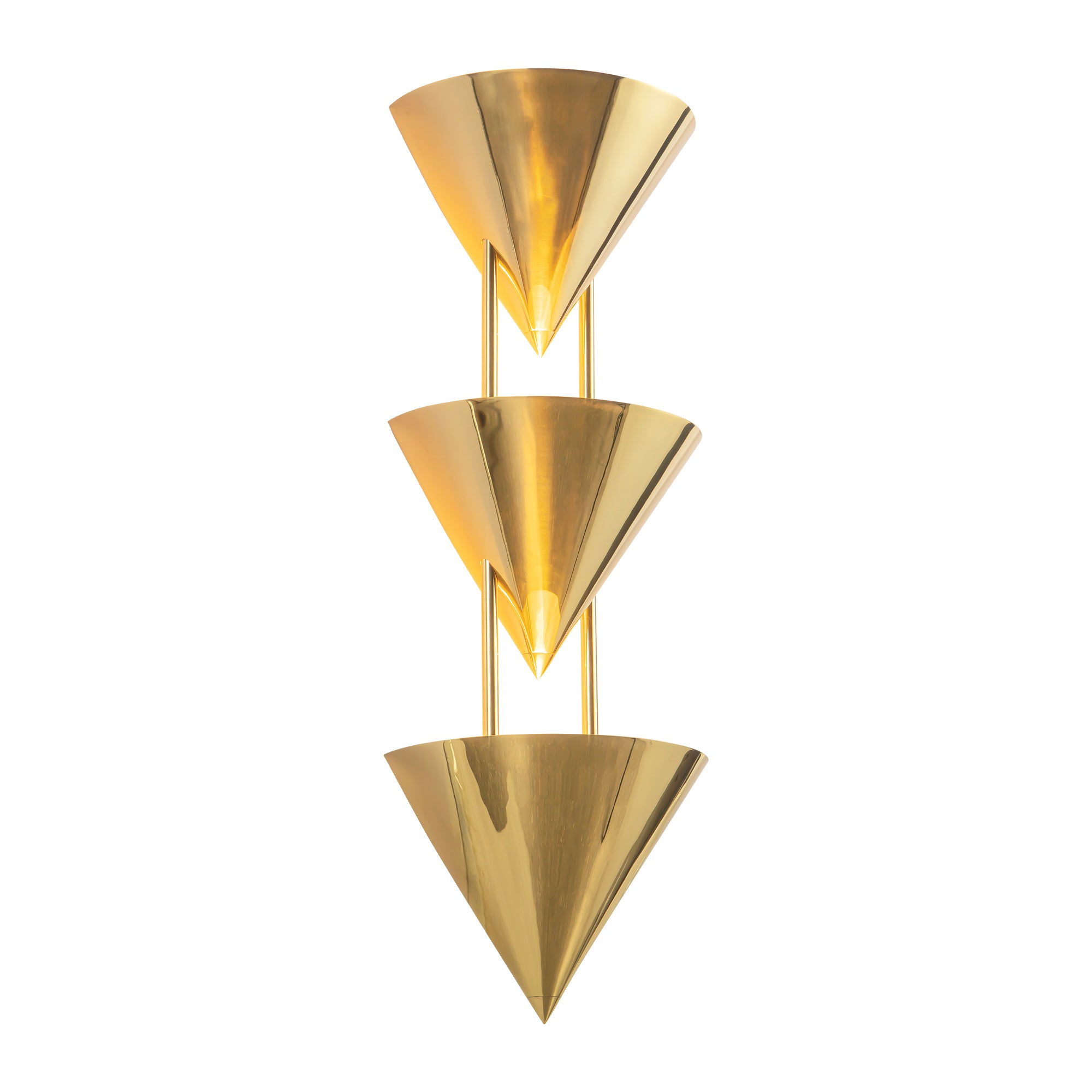 Versus 28-in Brass Wall Sconce