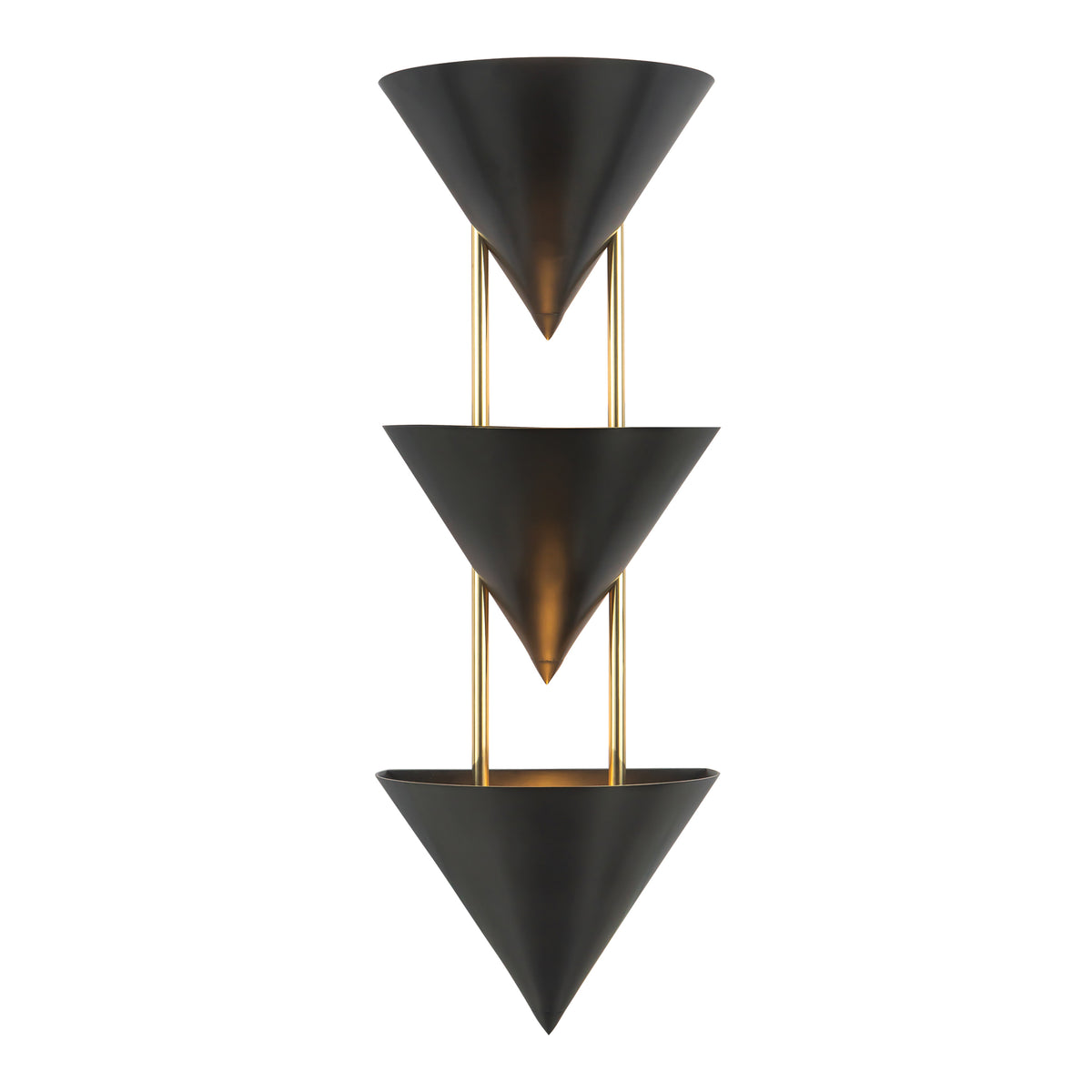 Versus 28-in Brass Wall Sconce