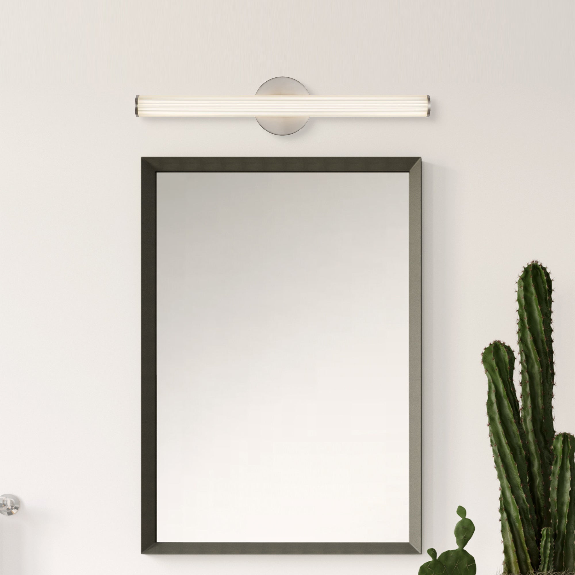 Vire 24-in Aluminum Steel Acrylic Wall Sconce