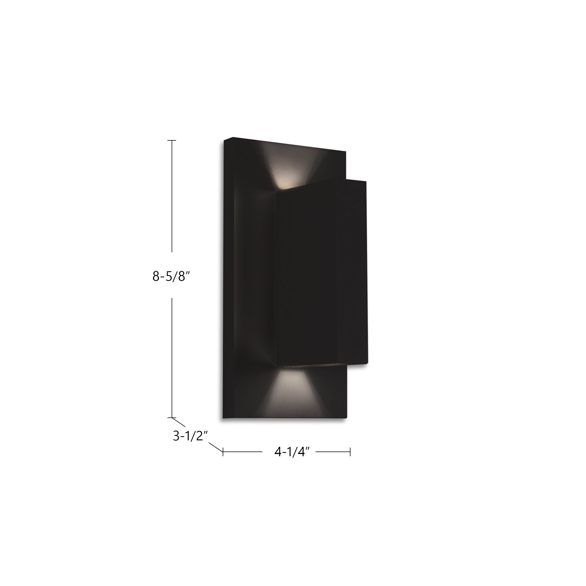Vista 9-in Aluminum Outdoor Wall Sconce