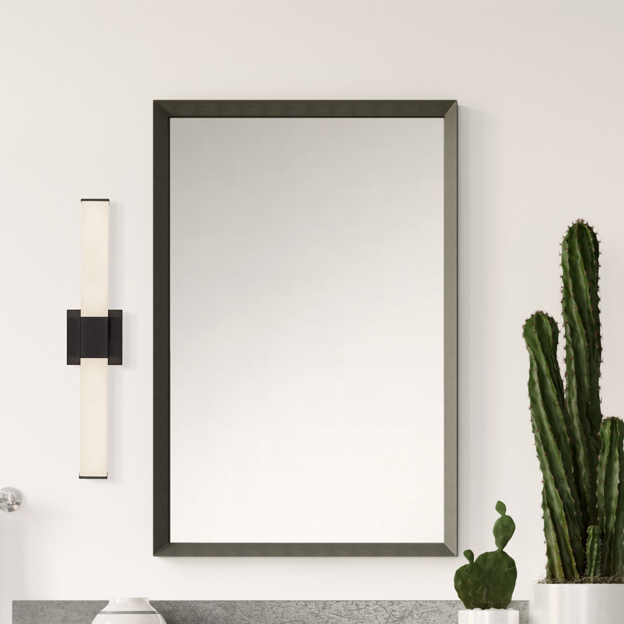 Vivi 24-in Aluminum Steel Acrylic Wall Sconce