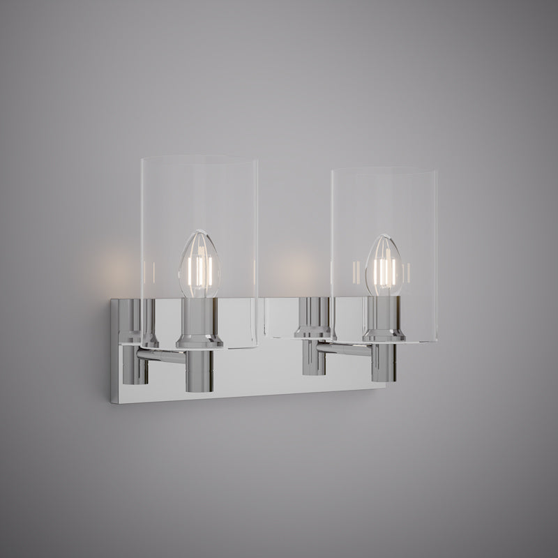 2 Lights Camila 2-light vanity light Polished Chrome Dimmable 80W