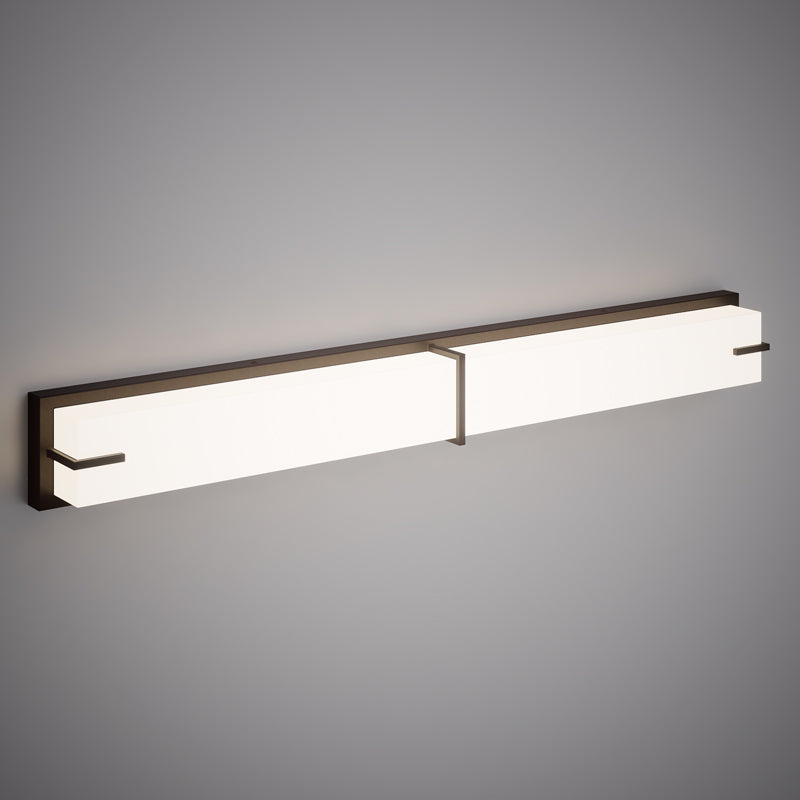 Misty 36-in wall/vanity light Matte Black Dimmable 30W