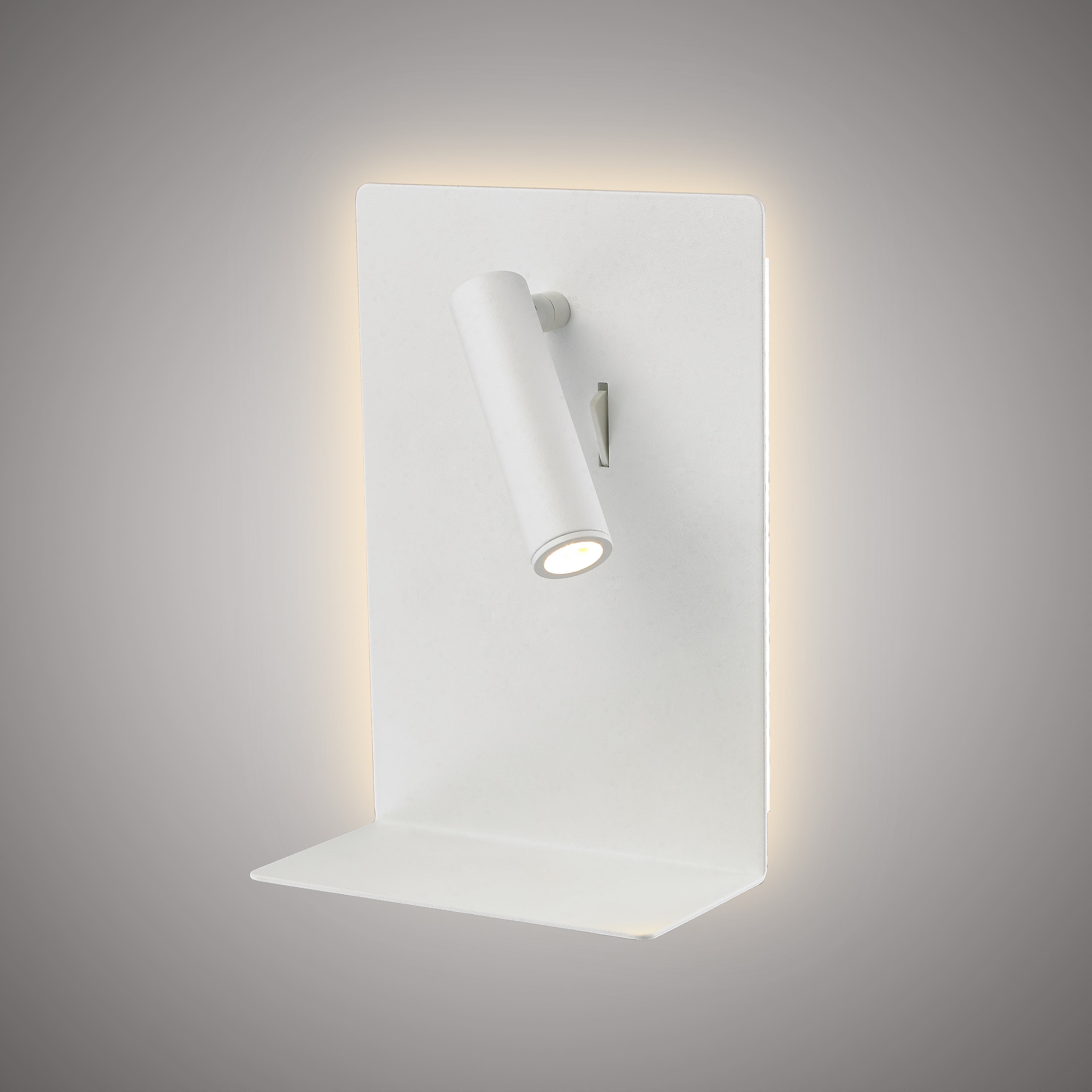 Bronx Bedside Wall Light Matte White Dimmable 11W