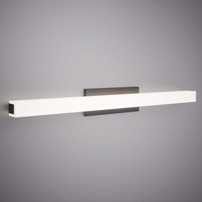 Flat 36-in Matte Black Dimmable 30W