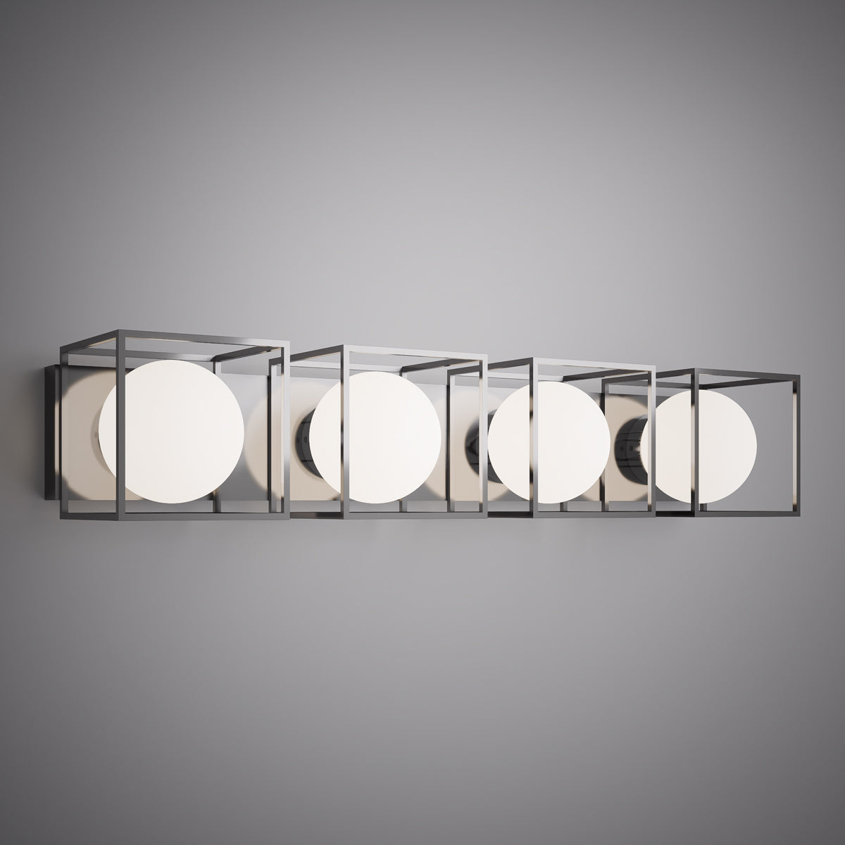 4 Lights Luna 4-light Vanity Light Polished Chrome Dimmable 240W