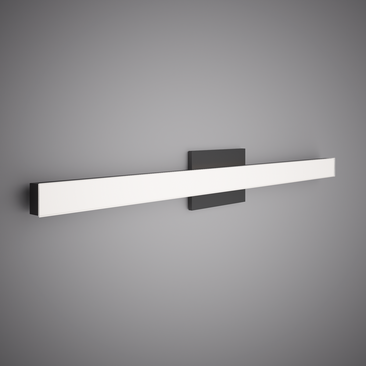 Cloud 36-in Wall/Vanity Matte Black Dimmable 40W