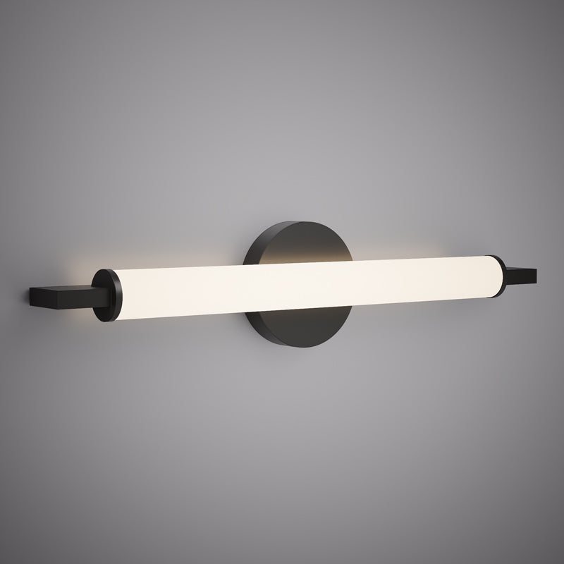 Bellevue 22-in Wall/Vanity Light Black Dimmable 20W