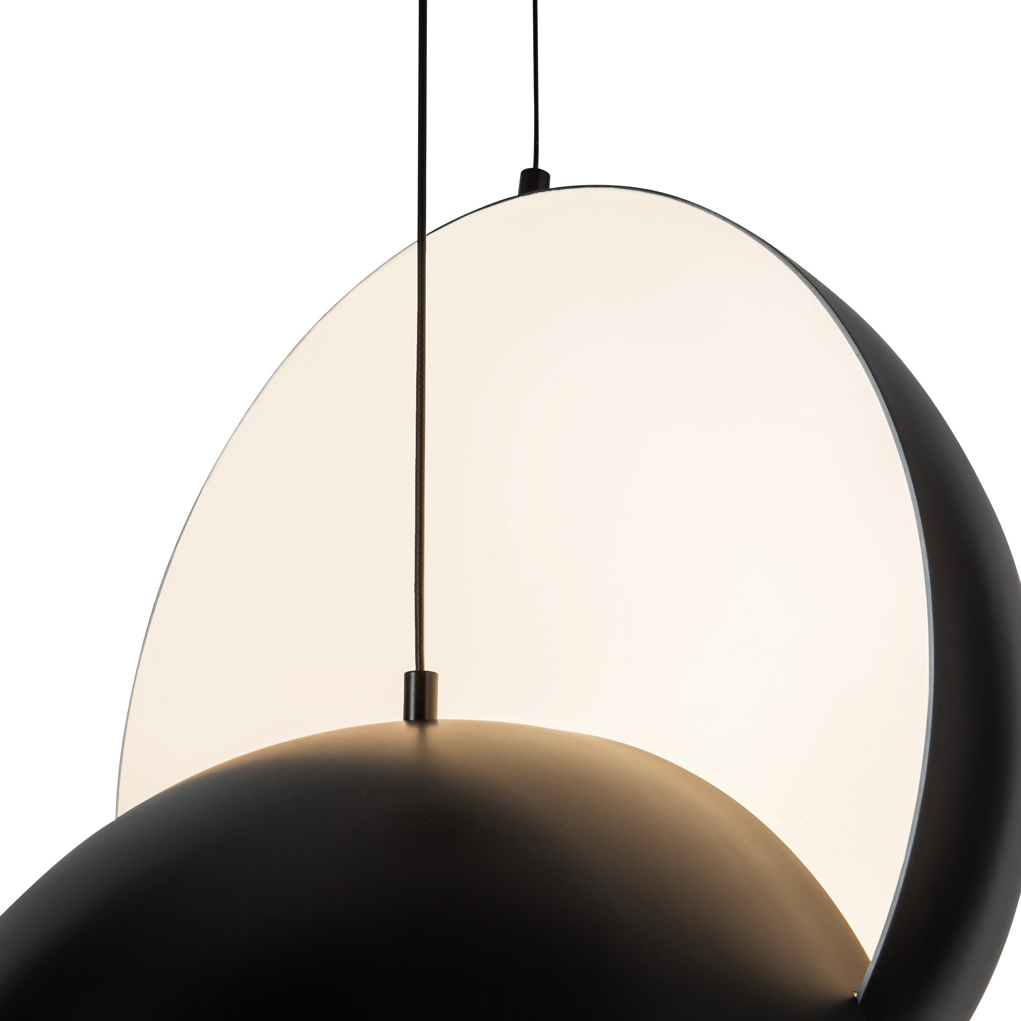Void 24-in Steel Pendant