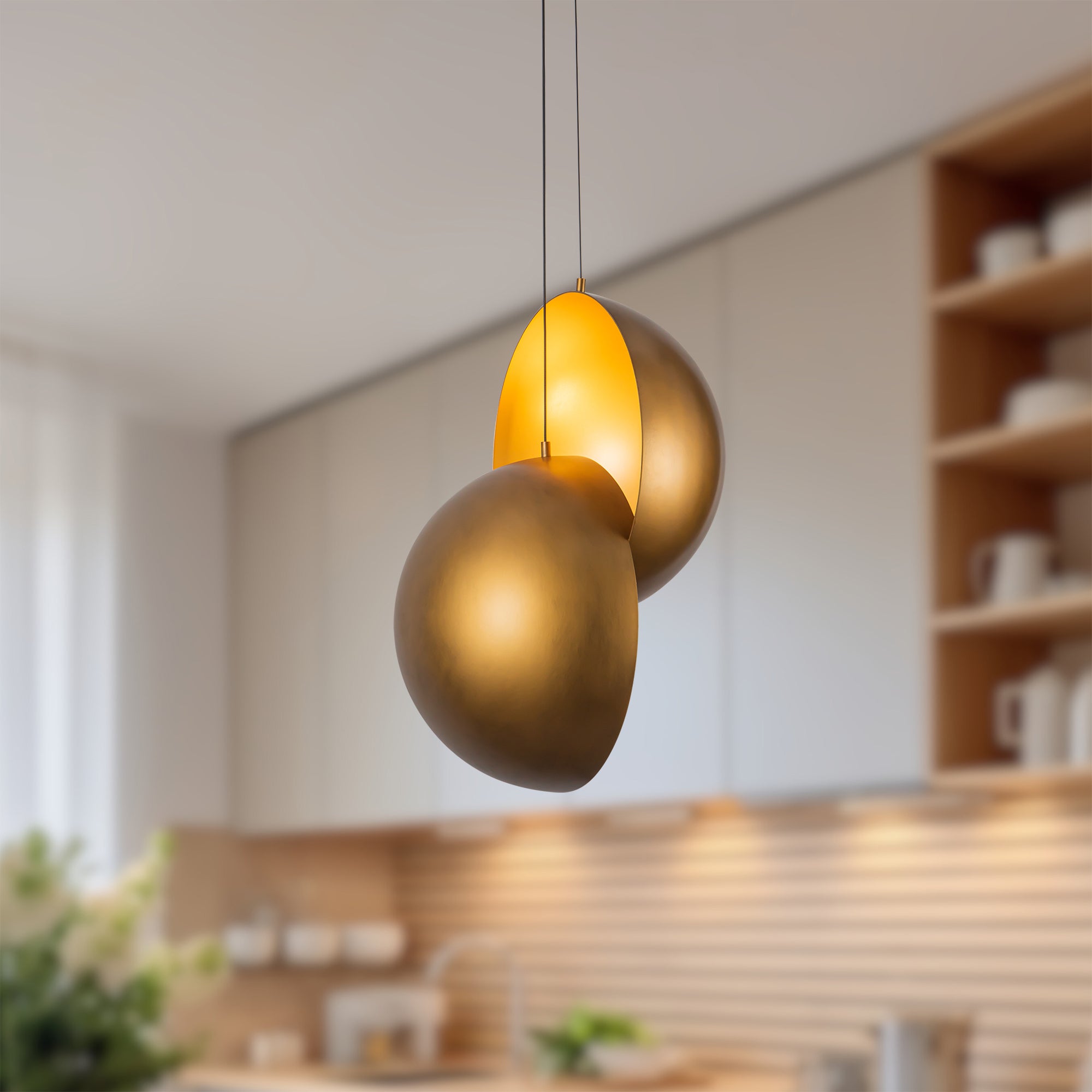 Void 24-in Steel Pendant