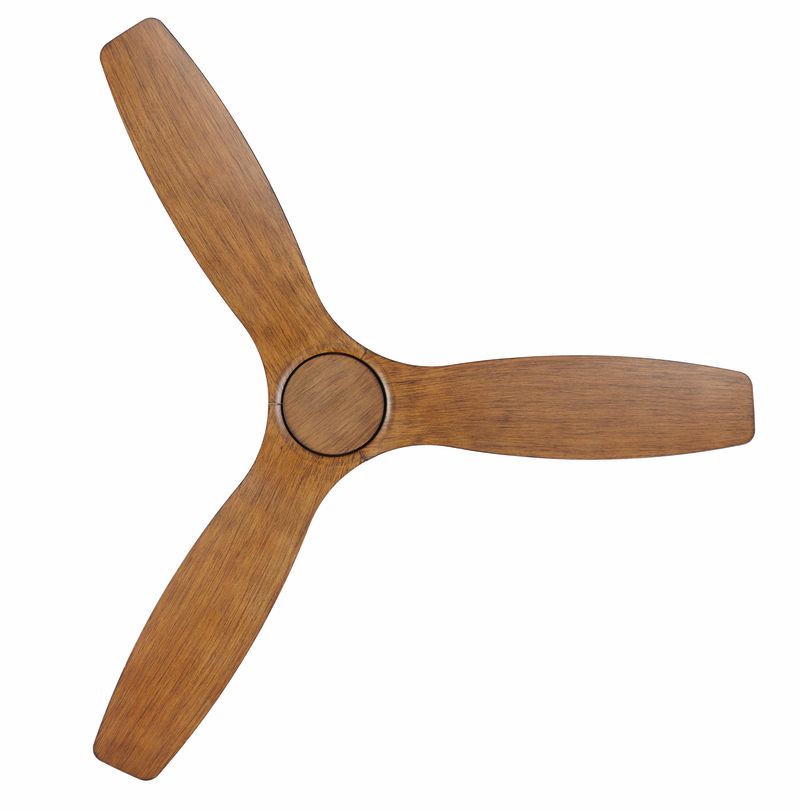52 Inch Indoor Outdoor DC Fan in Dark Koa with Remote