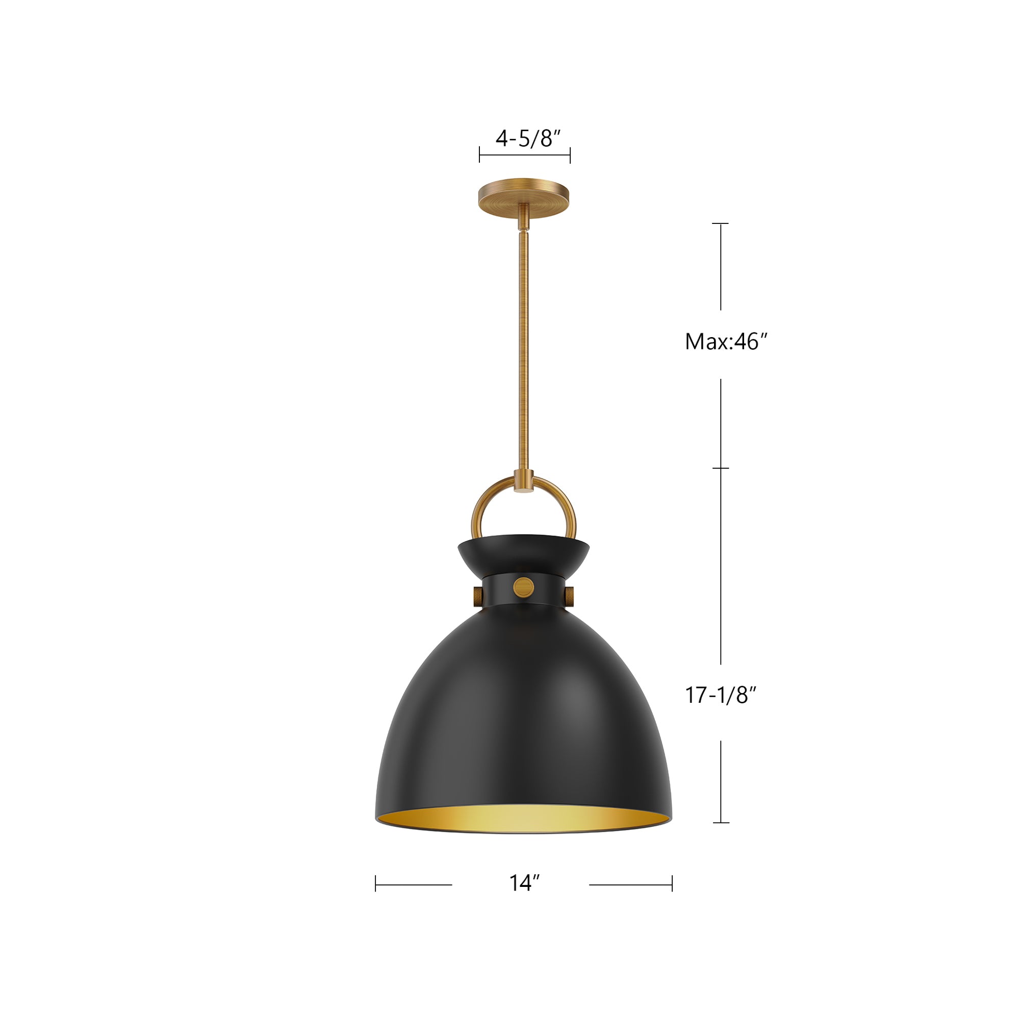 Waldo 14-in 1 Light Socket Pendant