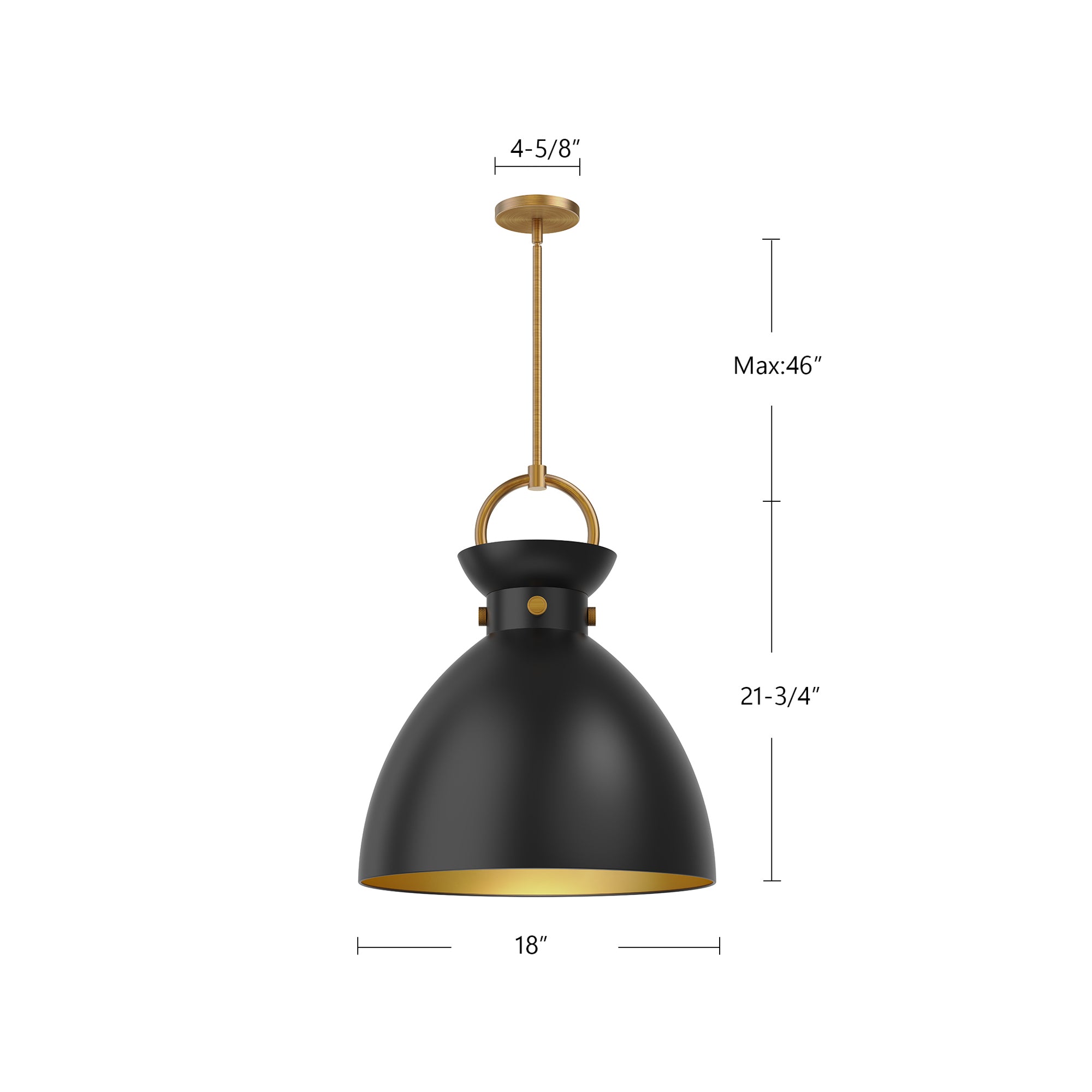 Waldo 18-in 1 Light Socket Pendant
