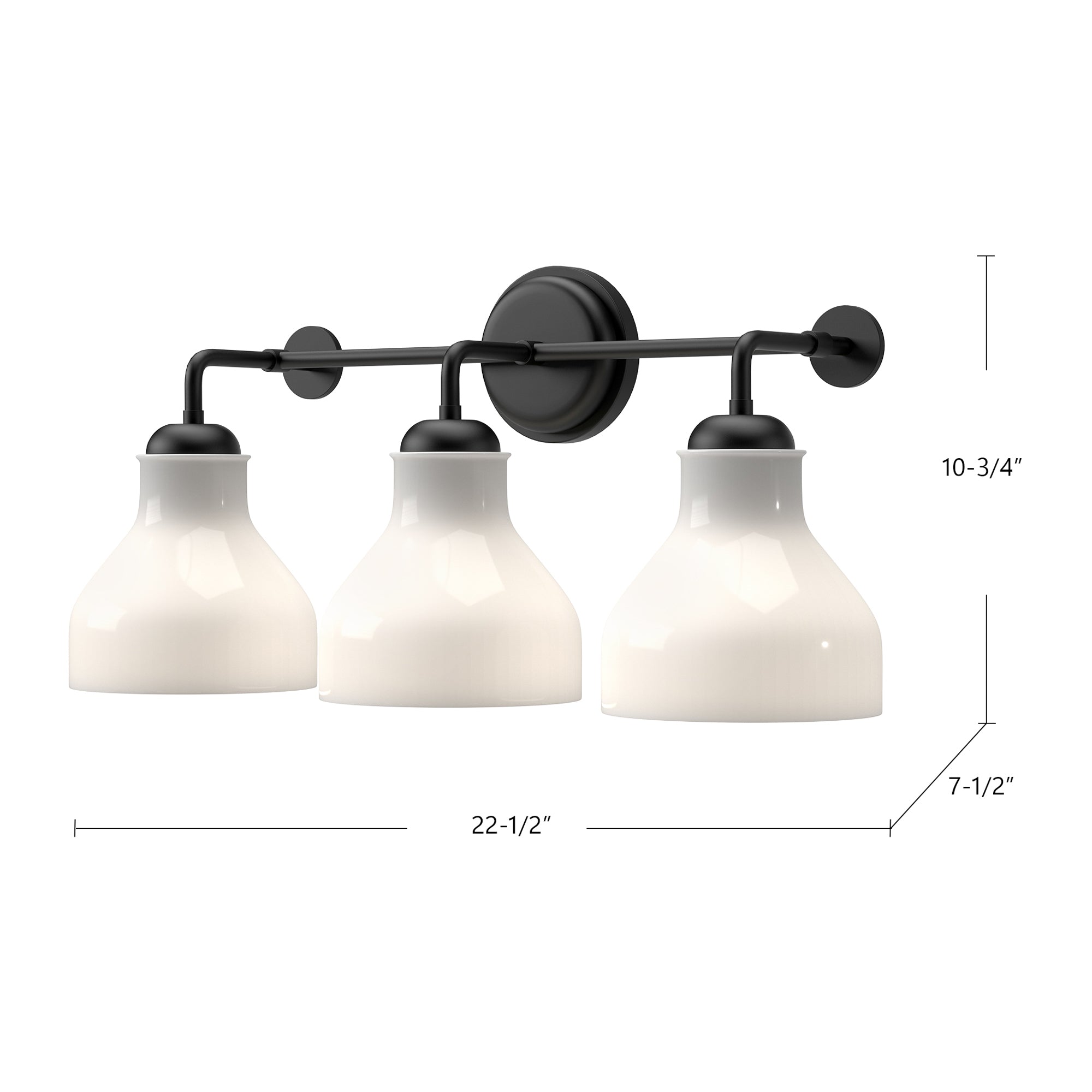 Westlake 22-in Steel Vanity Light