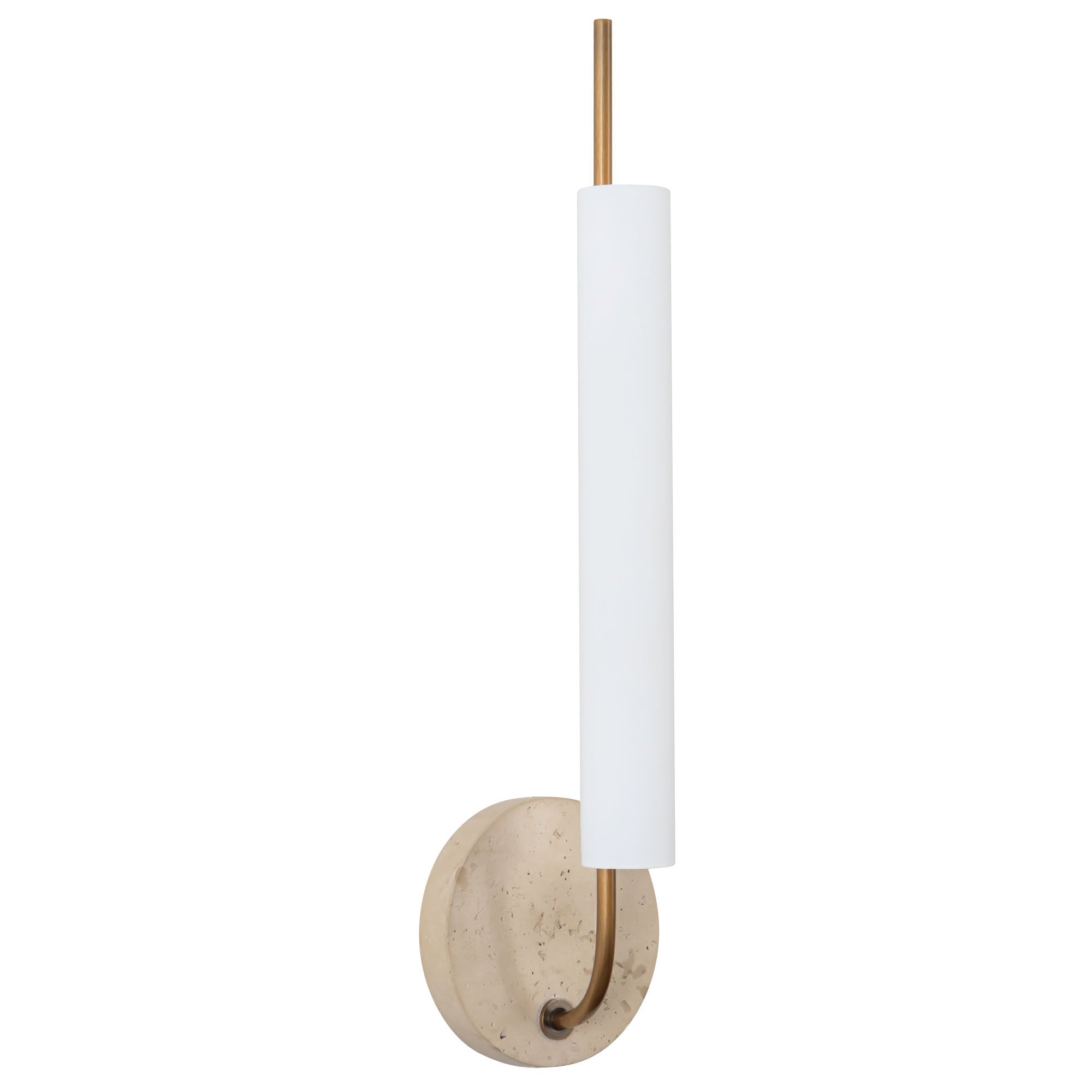 Wick 20-in Steel Stone Wall Sconce