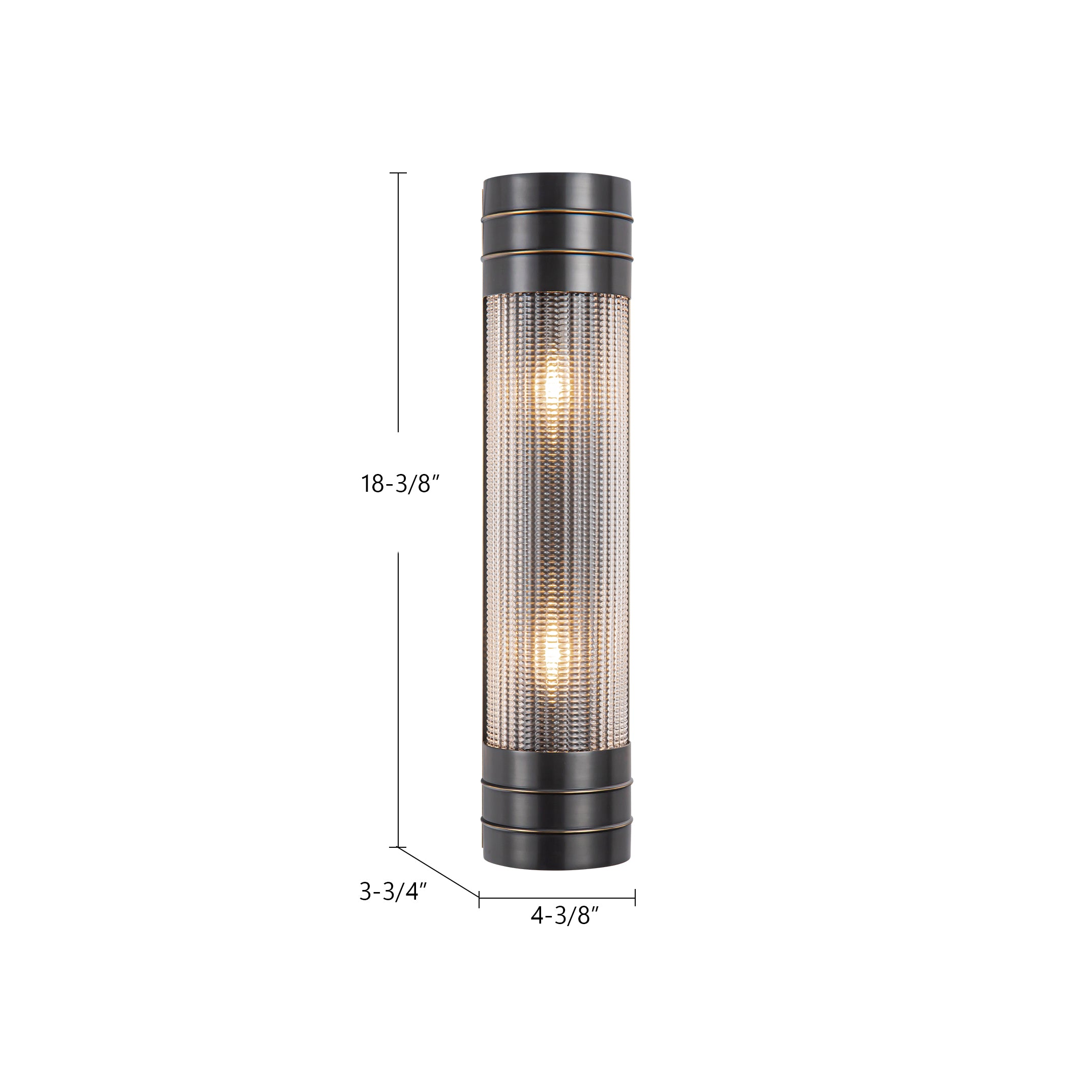 Willard 18-in Steel Vanity Light