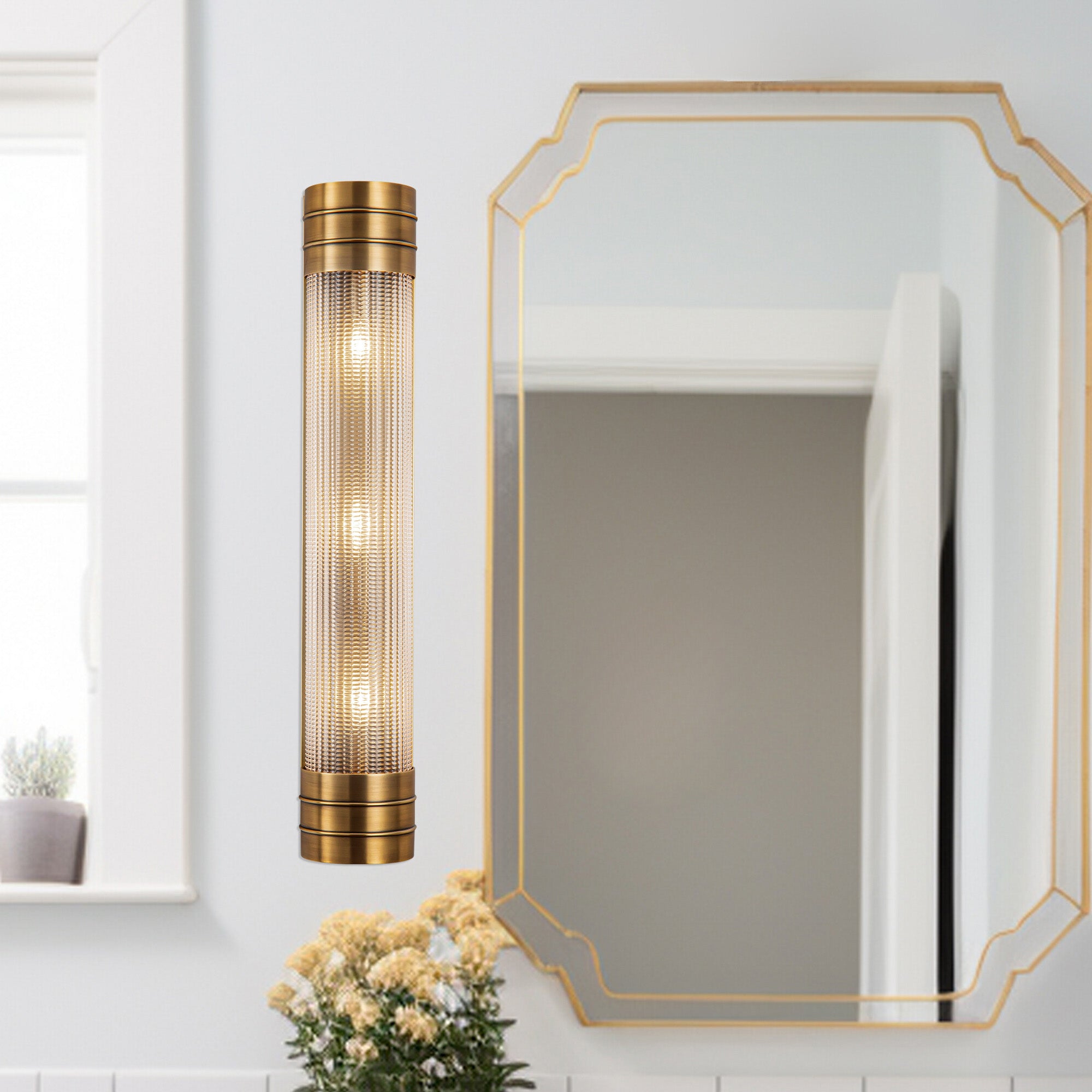 Willard 24-in Steel Vanity Light