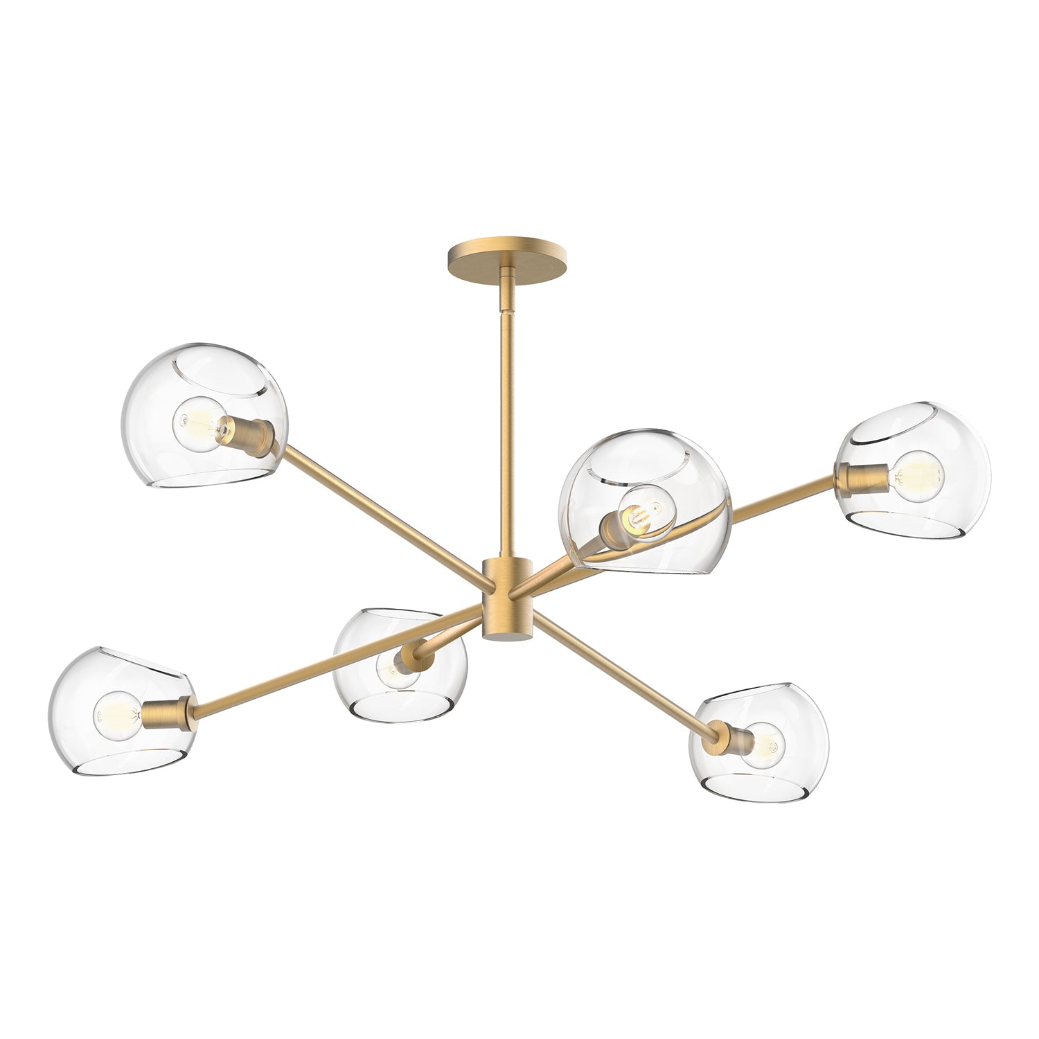 Willow 37-in Steel Chandelier