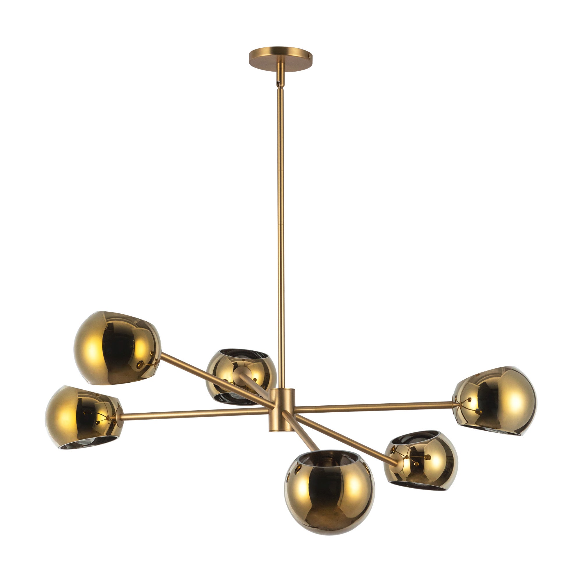 Willow 37-in Steel Chandelier
