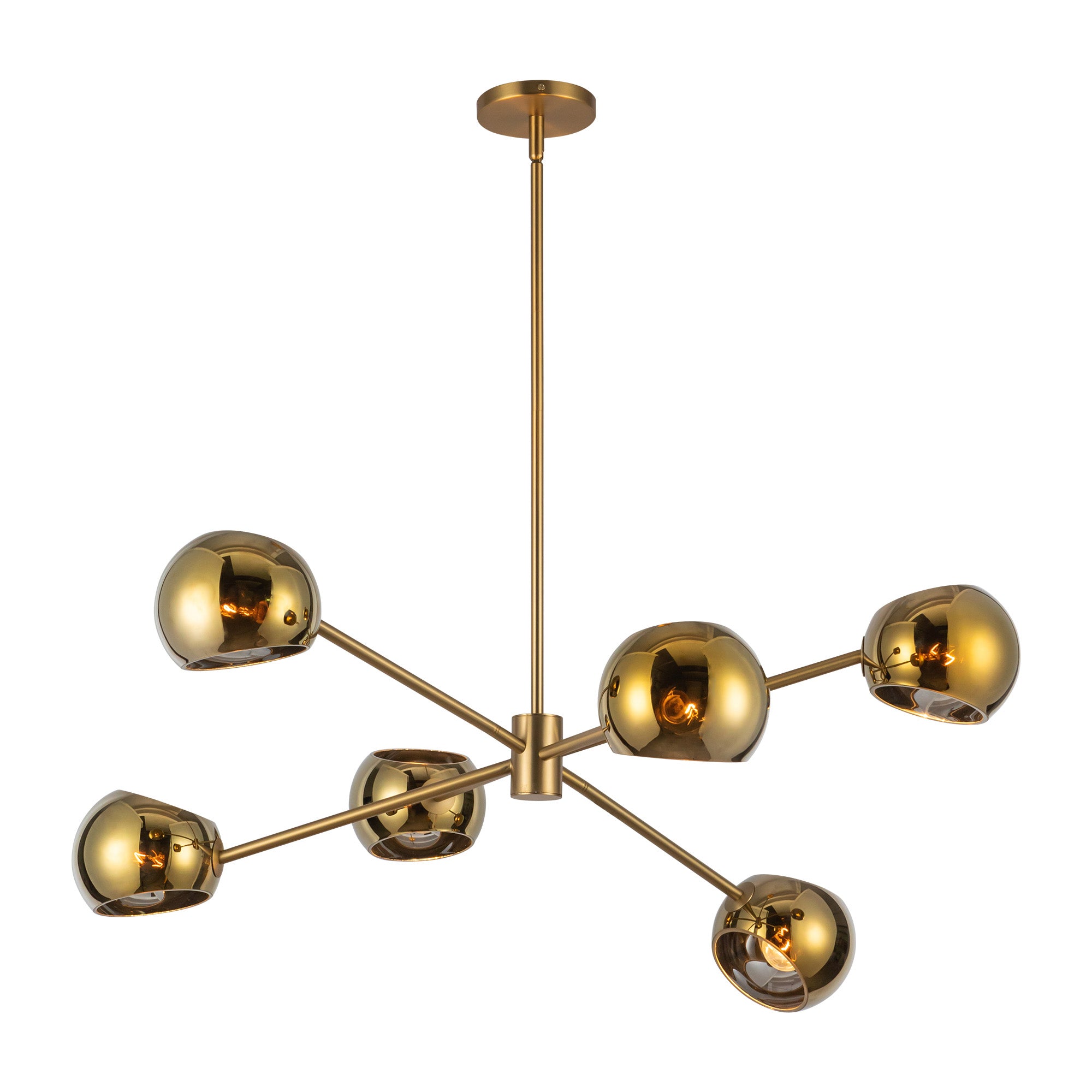 Willow 37-in Steel Chandelier