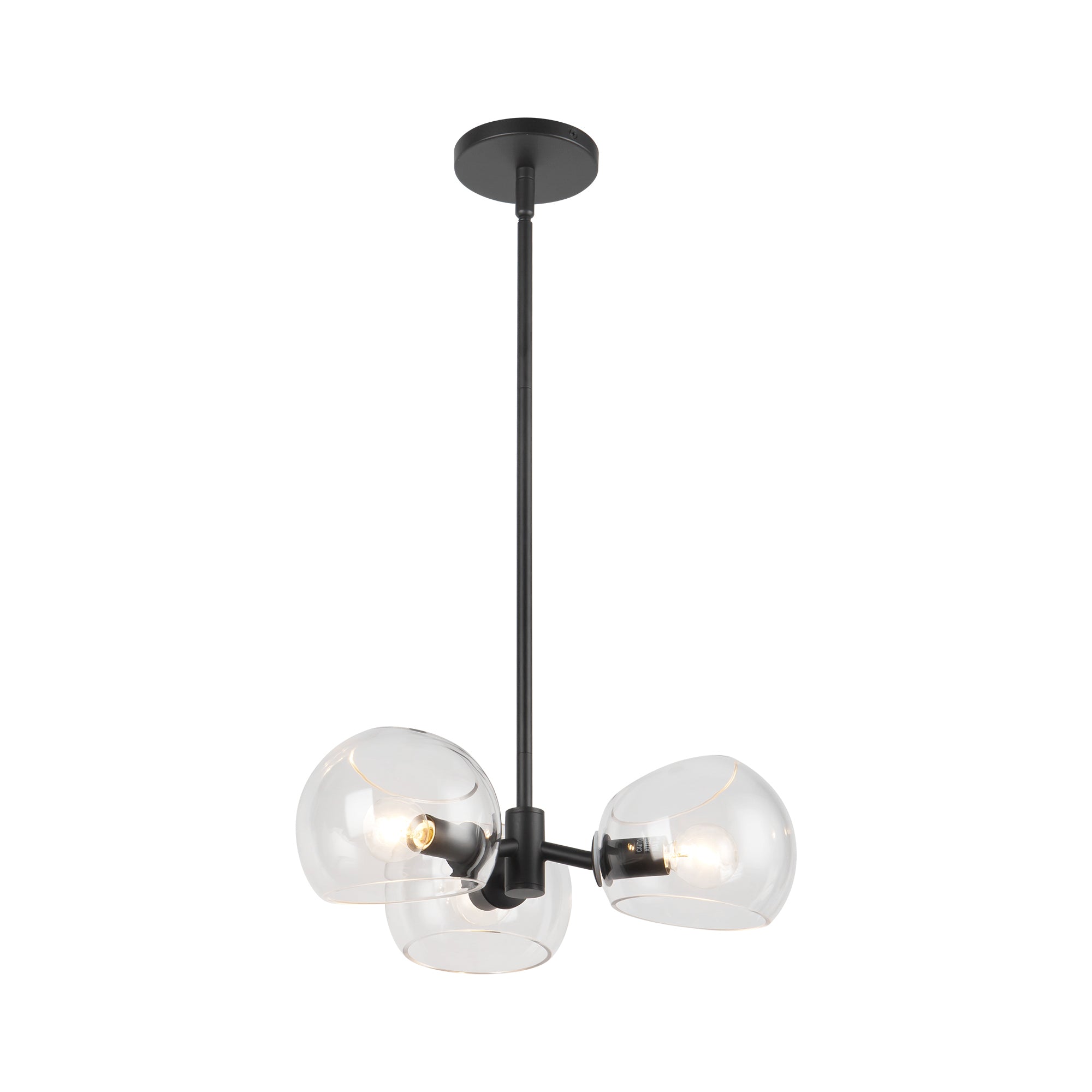Willow 16-in 3 Lights Socket Pendant