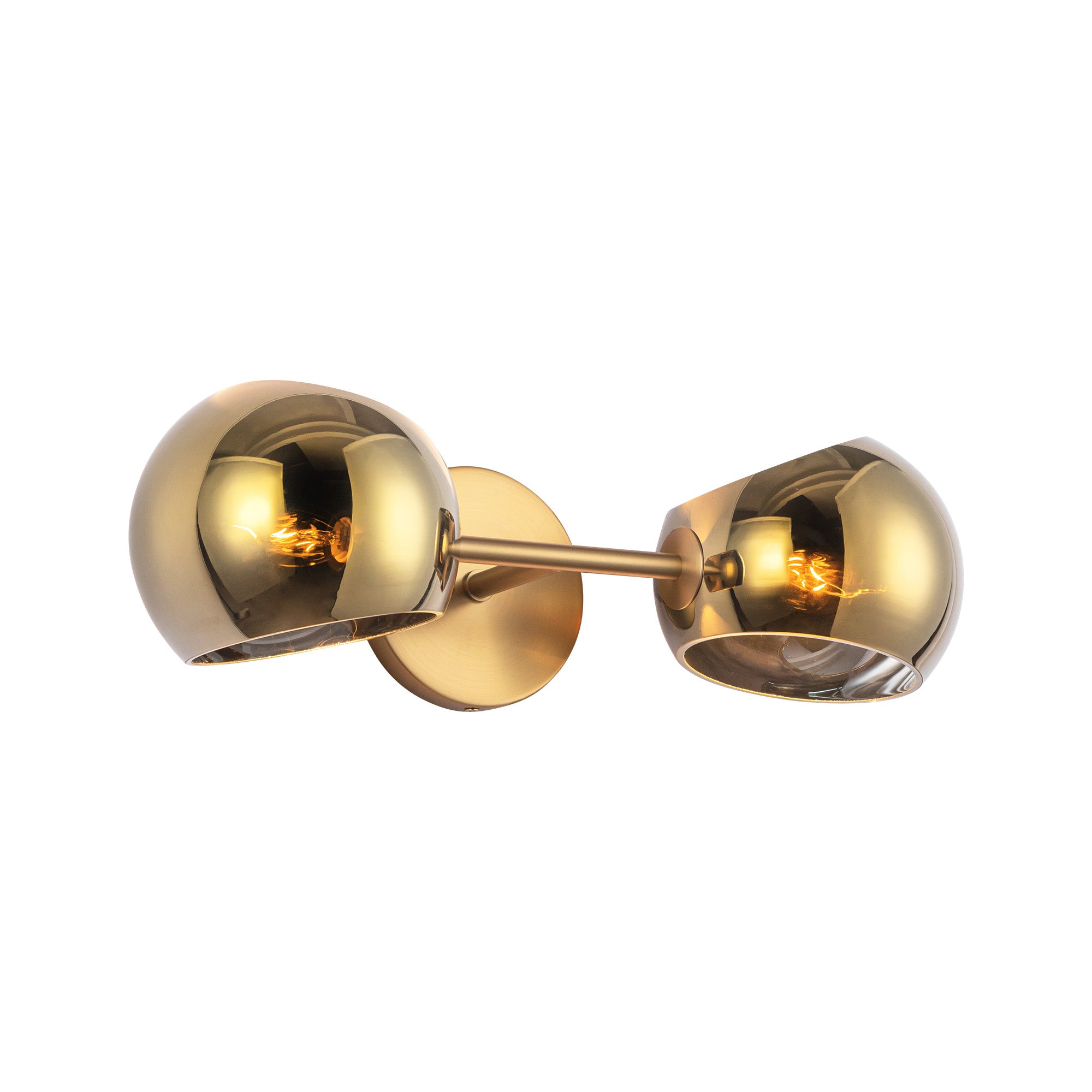 Willow 17-in 2 Lights Steel Vanity Light