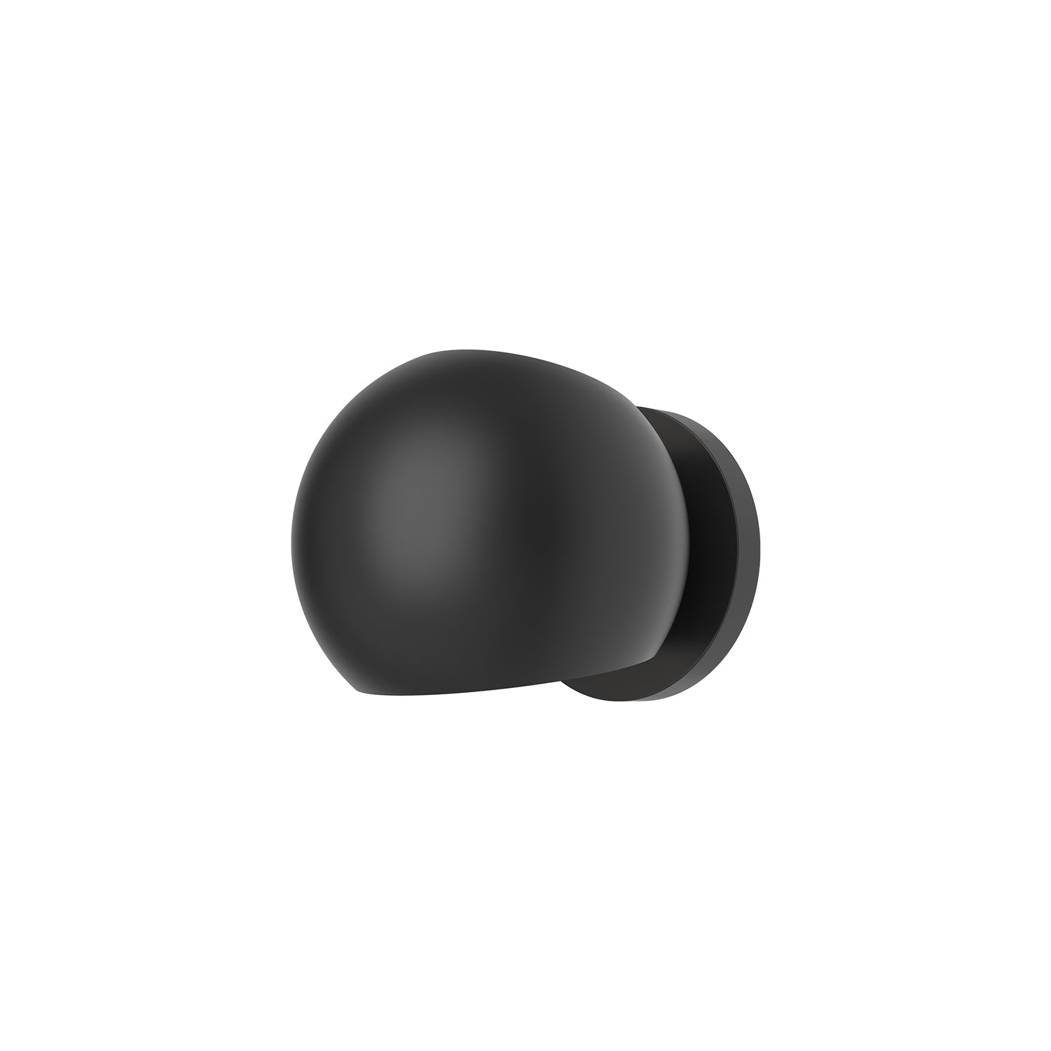 Willow 6-in Matte Black 1 Light Damp-Rated Wall/Vanity Light