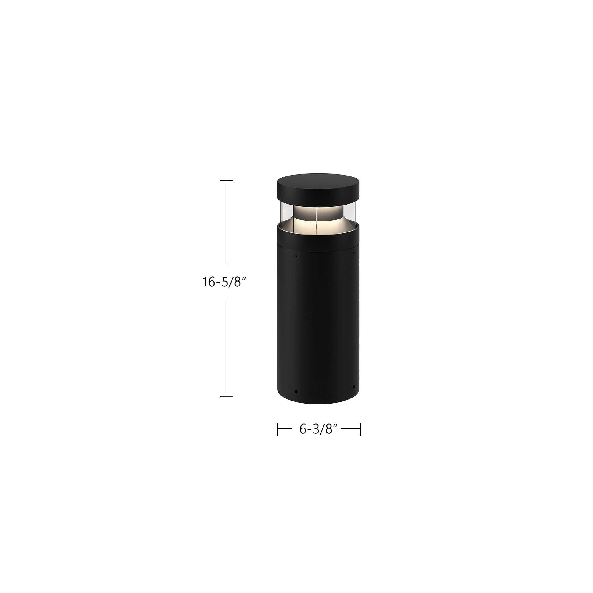 Windermere 16-in Aluminum Exterior Bollard Light