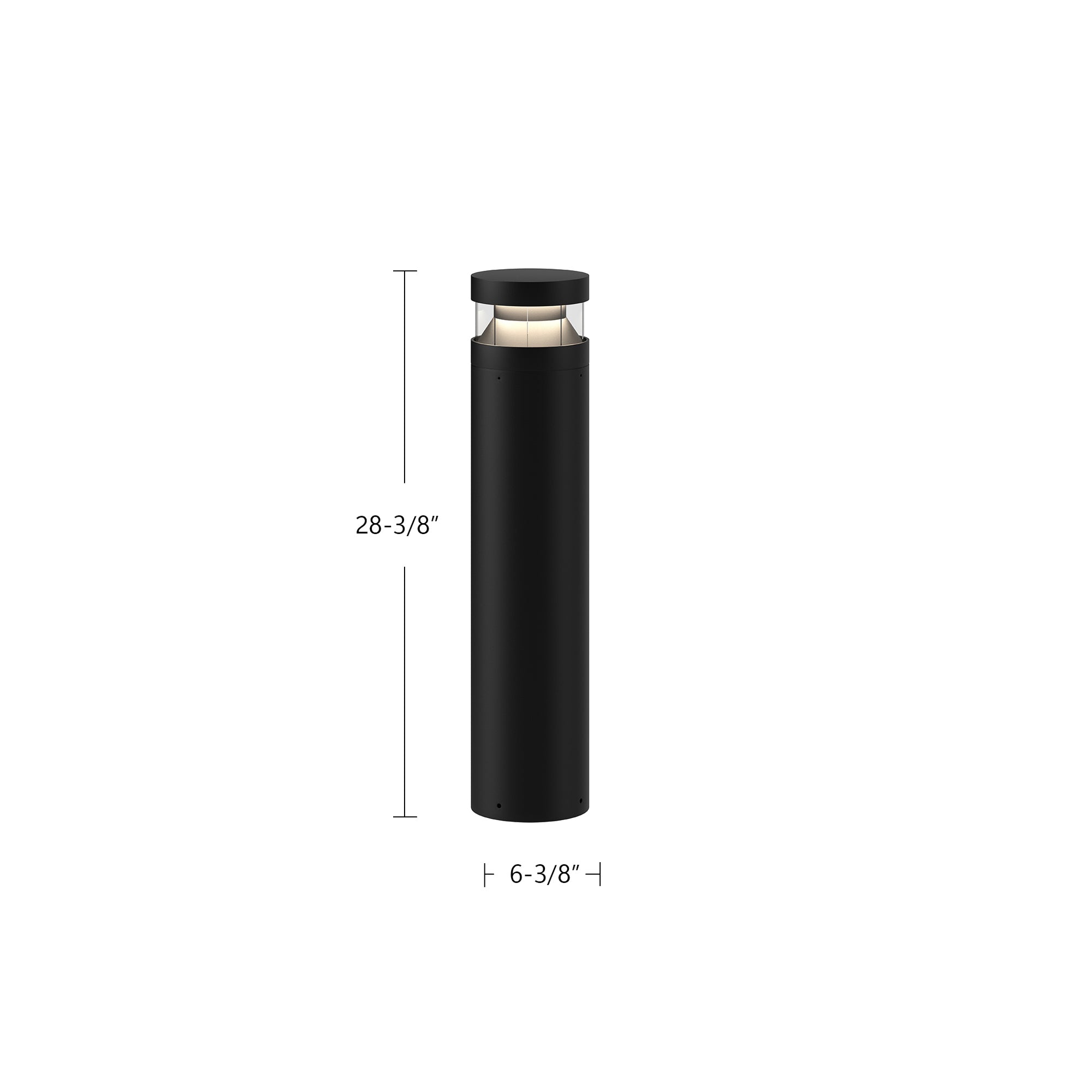Windermere 28-in Aluminum Exterior Bollard Light