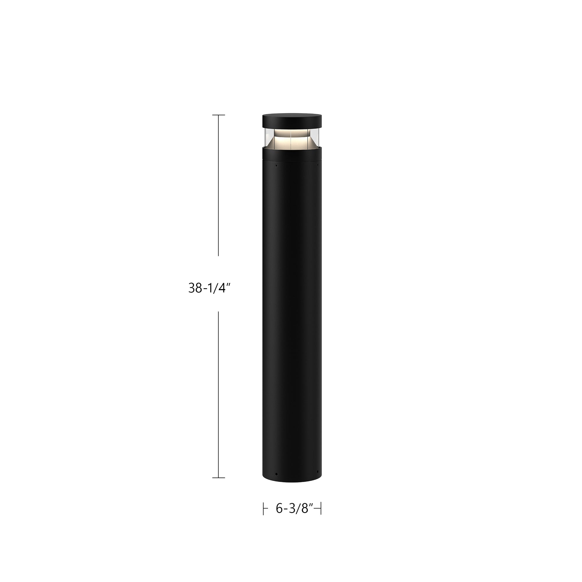 Windermere 38-in Aluminum Exterior Bollard Light