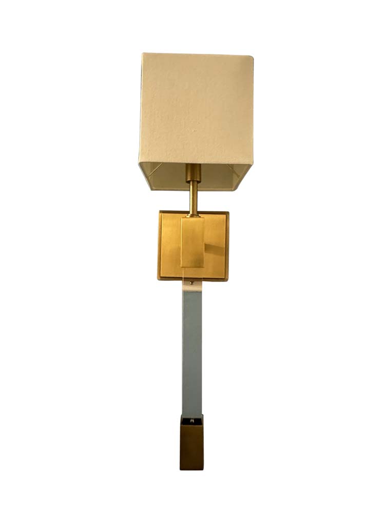 6-inch Brushed Brass Wall Sconce