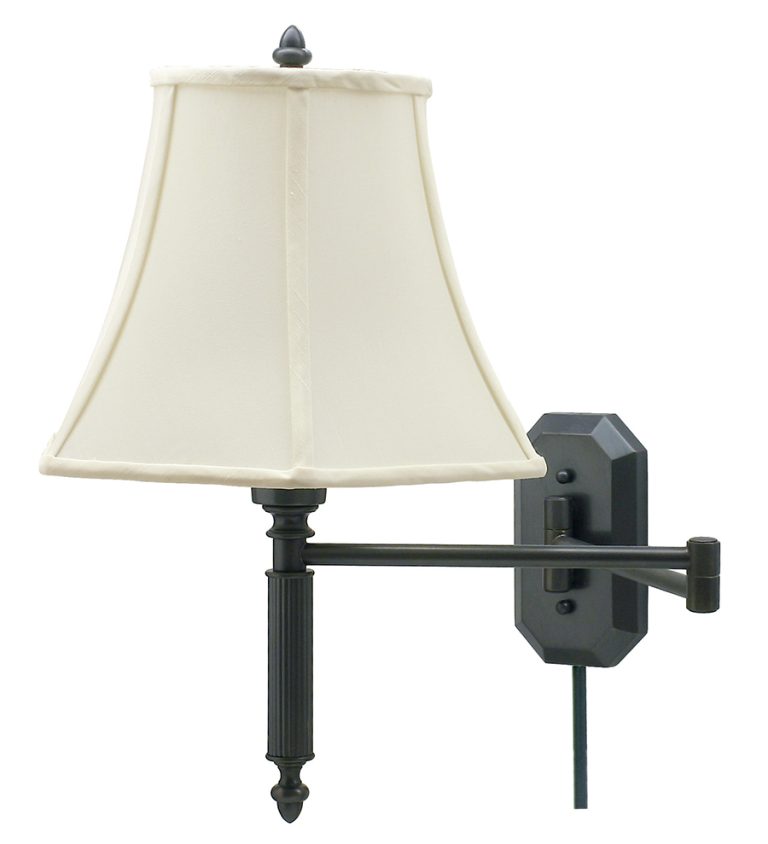12-inch Arm Oil Rubbed Bronze Wall Swing Lamp