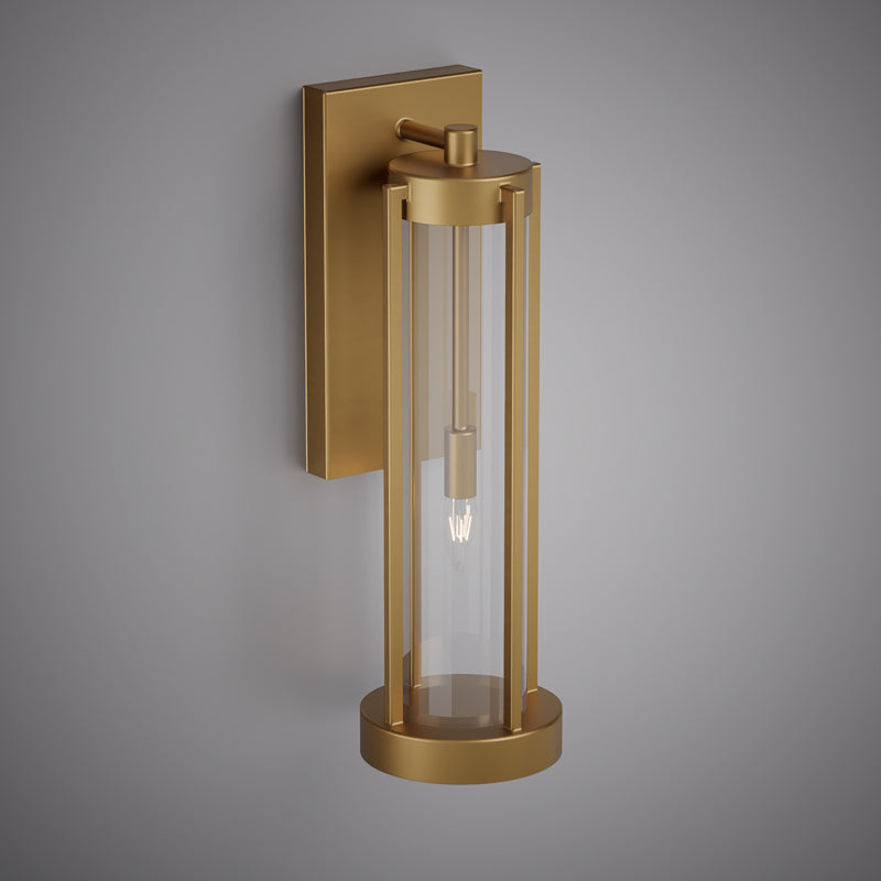 1 Lights WS1111-1AB Aged Brass Dimmable 40W
