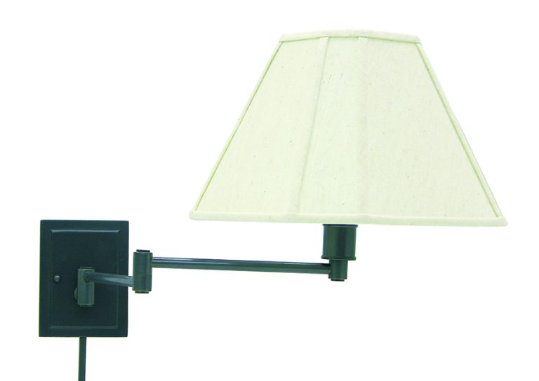 12.5-inch Arm Oil Rubbed Bronze Direct Wire Wall Swing Lamp