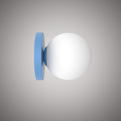 1 Lights Orbit Wall Sconce Blue Dimmable 60W