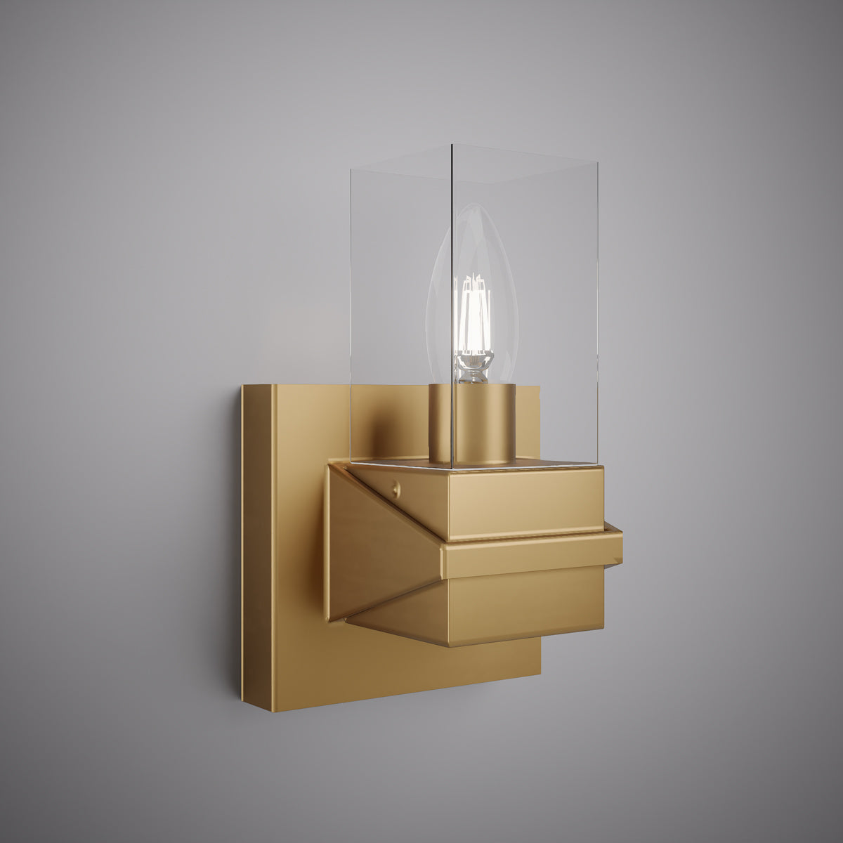 2 Lights Aries light wall Aged Brass Dimmable