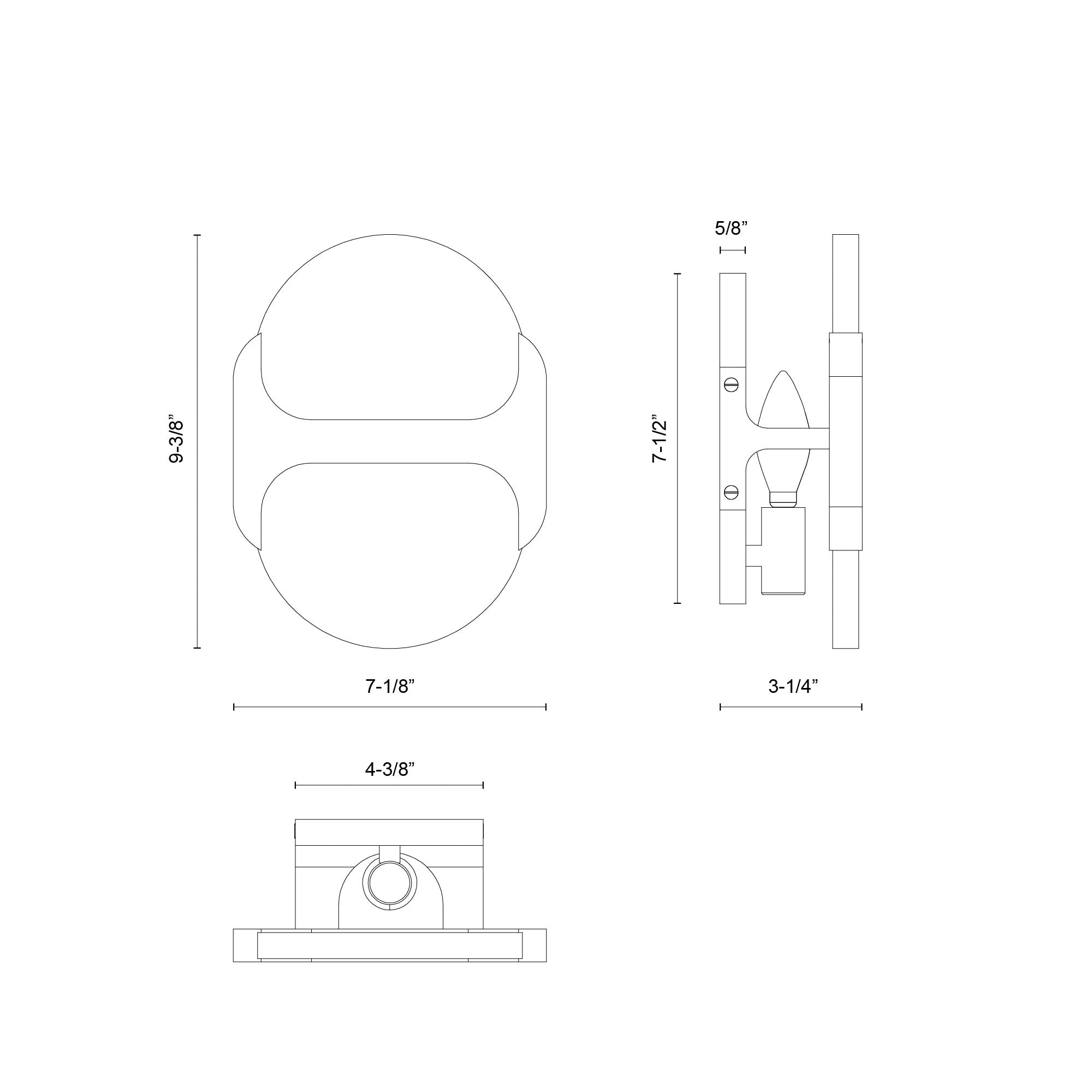 Odin 9-in Steel Vanity Light