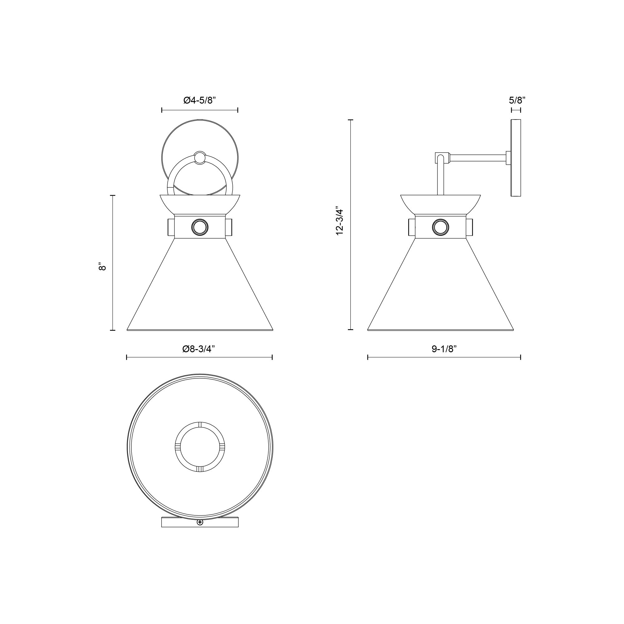 Emerson 9-in 1 Light Steel Vanity Light