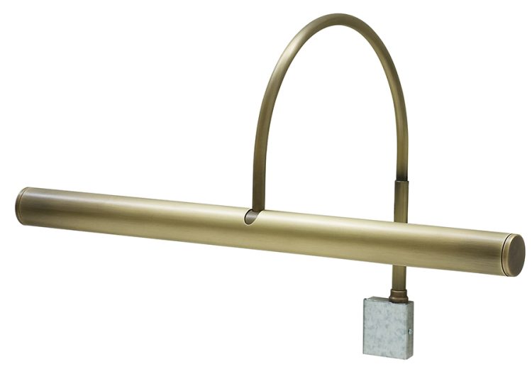 14-inch Slim-Line Antique Brass Plug-In Picture Light